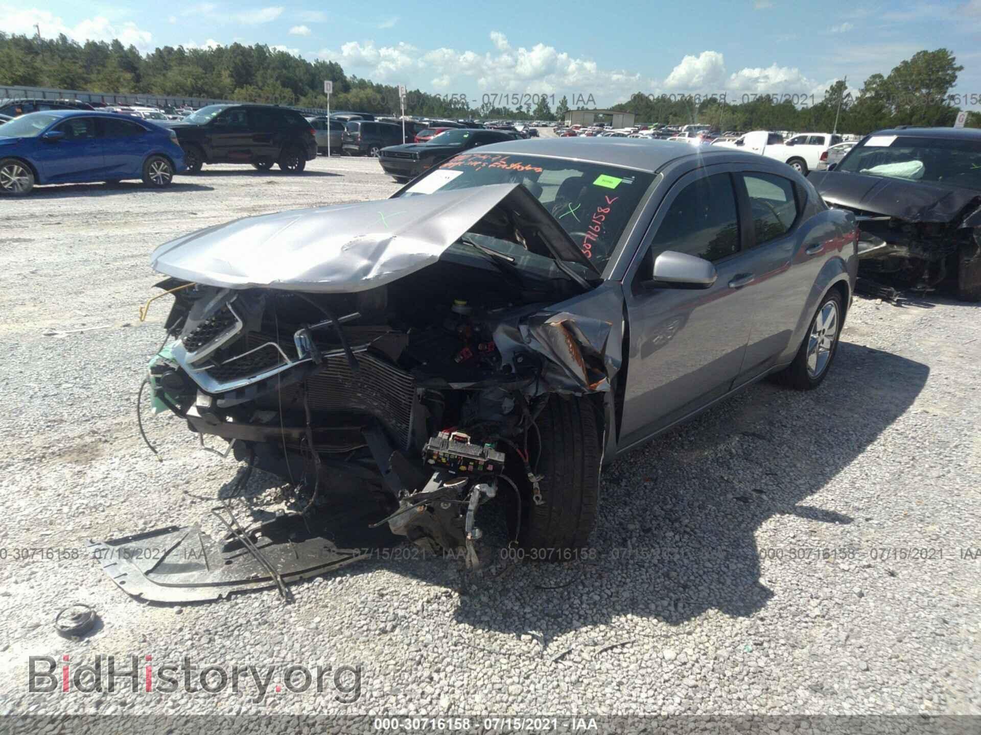 2013 DODGE AVENGER - VIN: 1C3CDZCB1DN572890 - Фото 2