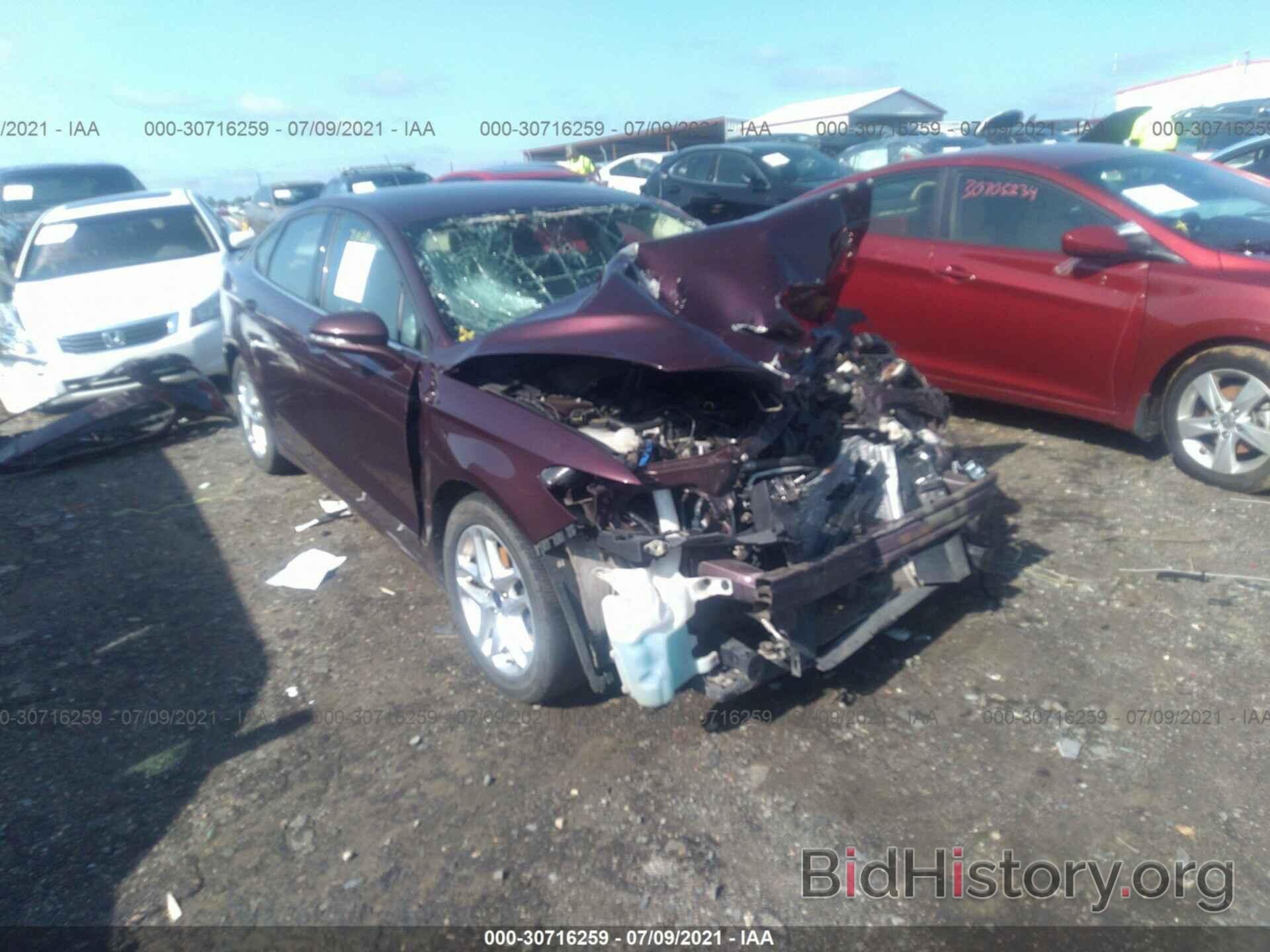 Photo 3FA6P0H7XDR331073 - FORD FUSION 2013