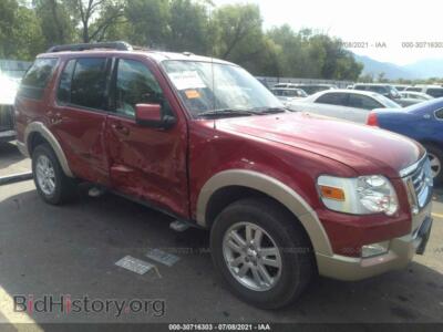 2010 Ford EXPLORER Eddie Bauer, красный — VIN 1FMEU7EE0AUB12844, IAAI