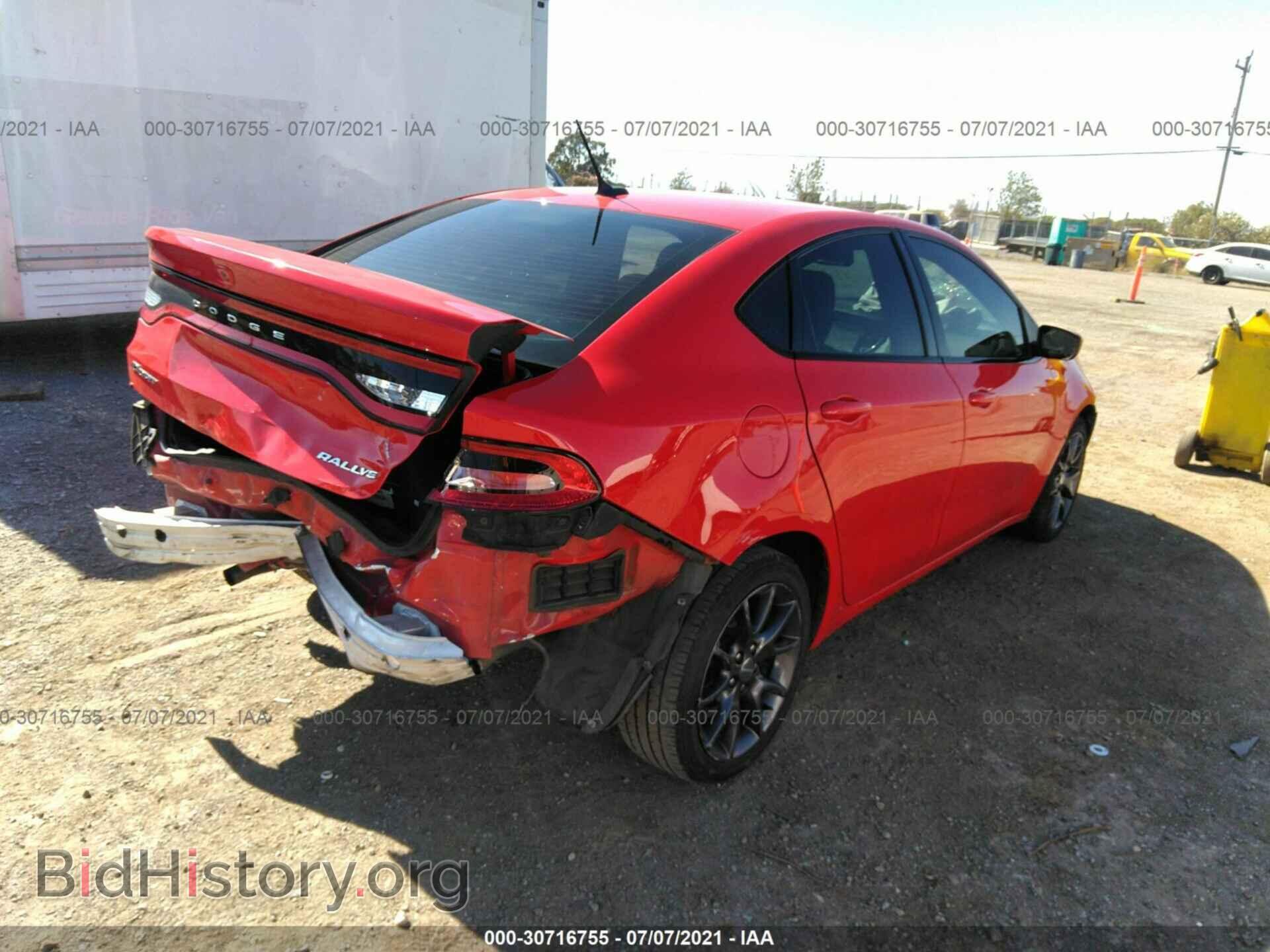 2016 DODGE DART - VIN: 1C3CDFBB2GD644268 - Фото 4