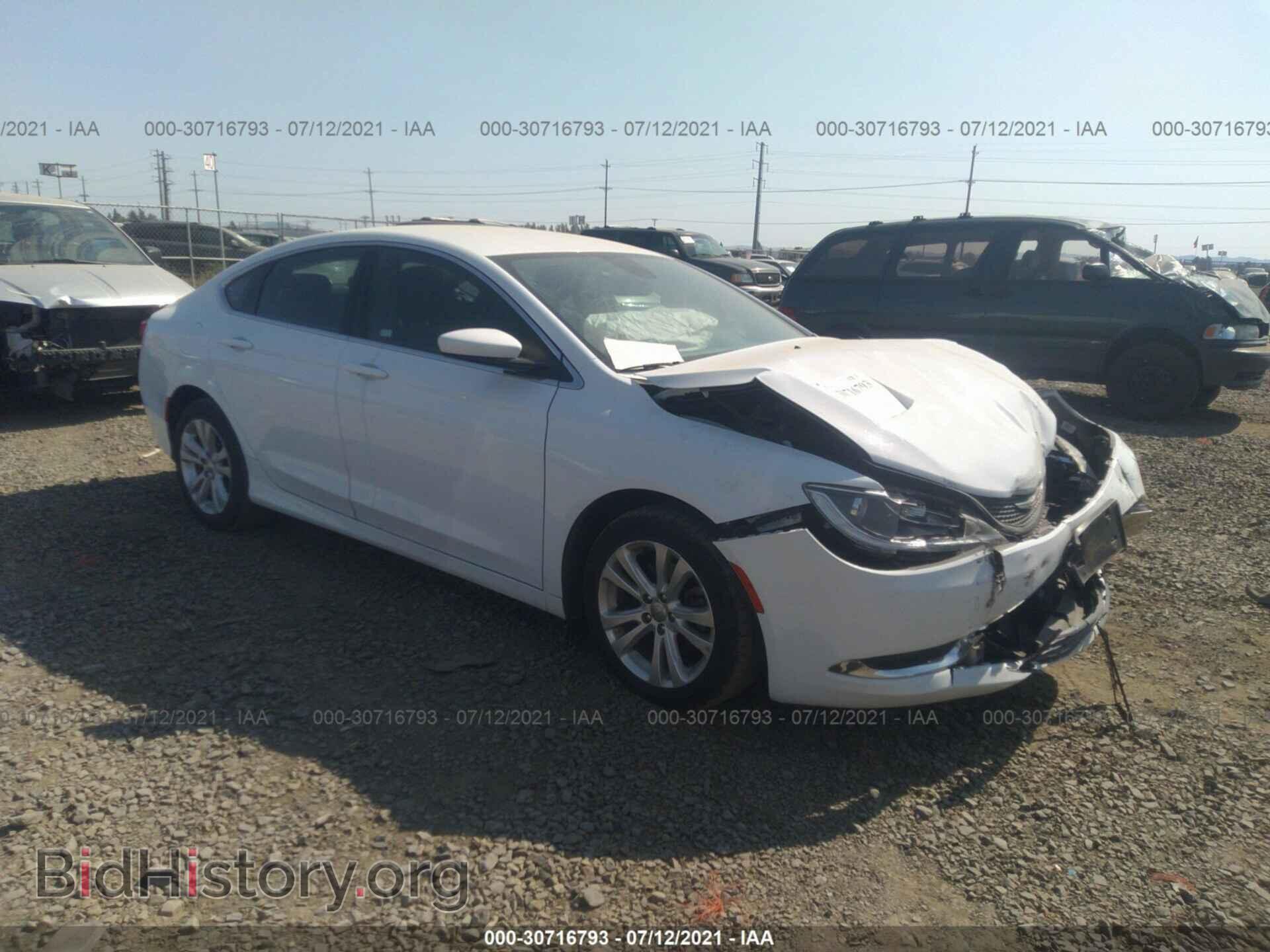 Фотография 1C3CCCAB8FN720670 - CHRYSLER 200 2015