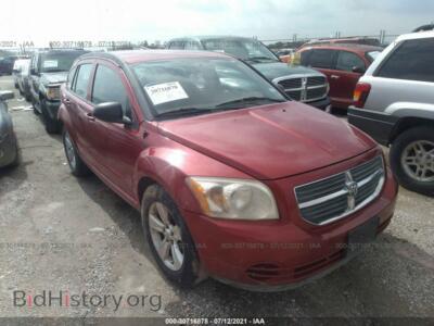 2010 Dodge CALIBER SXT, красный — VIN 1B3CB4HA7AD612459, IAAI