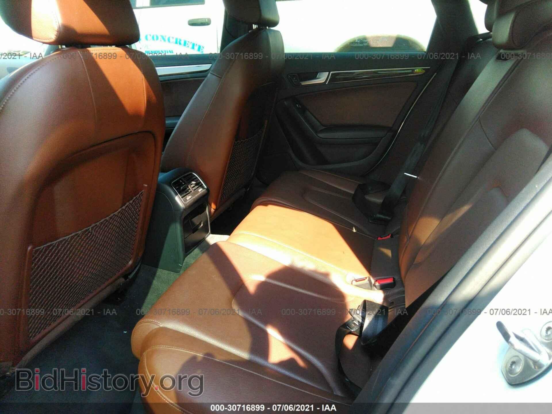 2013 AUDI A4 - VIN: WAUFFAFL2DN025424 - Фото 8