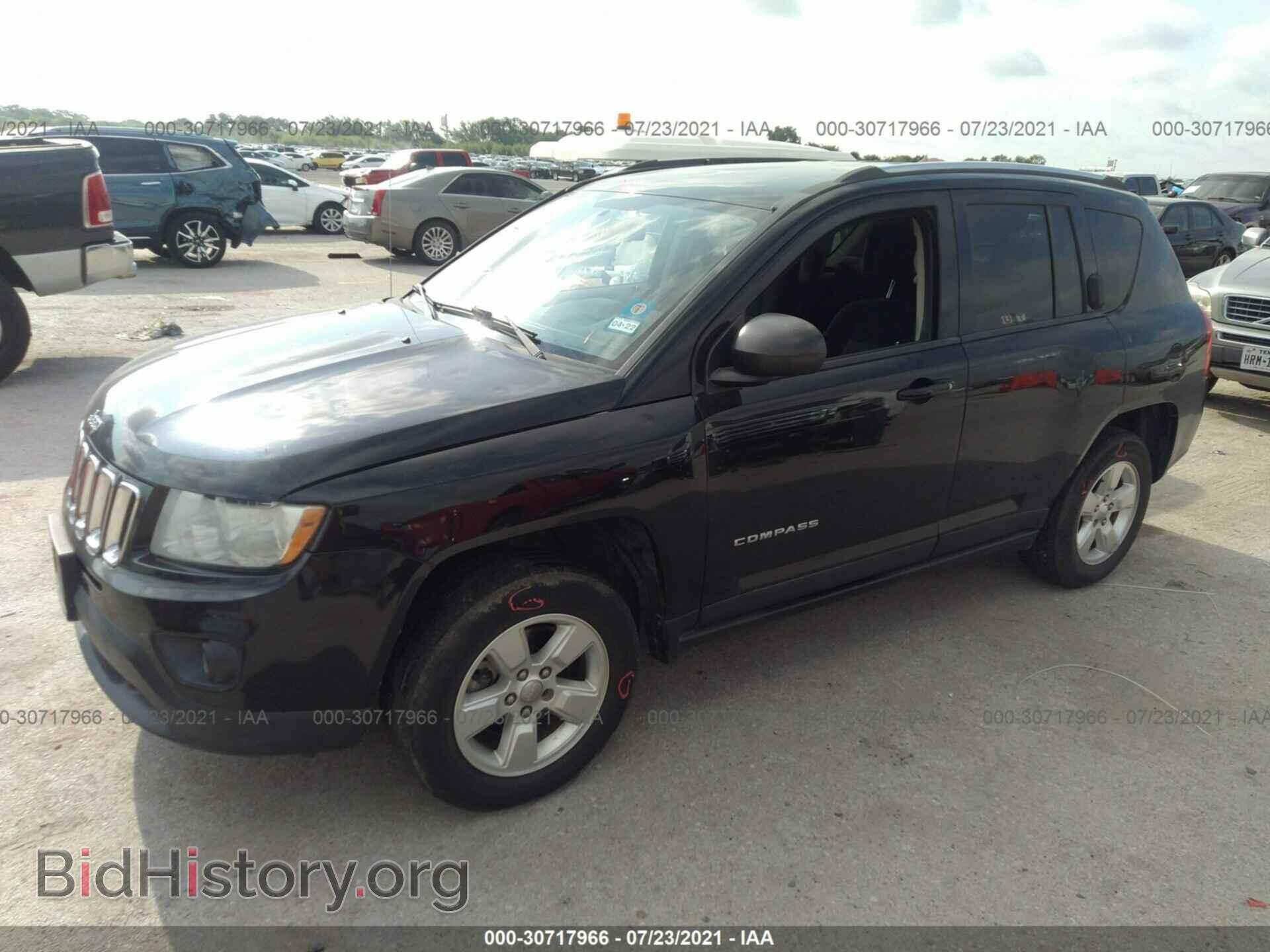 2013 JEEP COMPASS - VIN: 1C4NJCBA5DD169276 - Фото 2