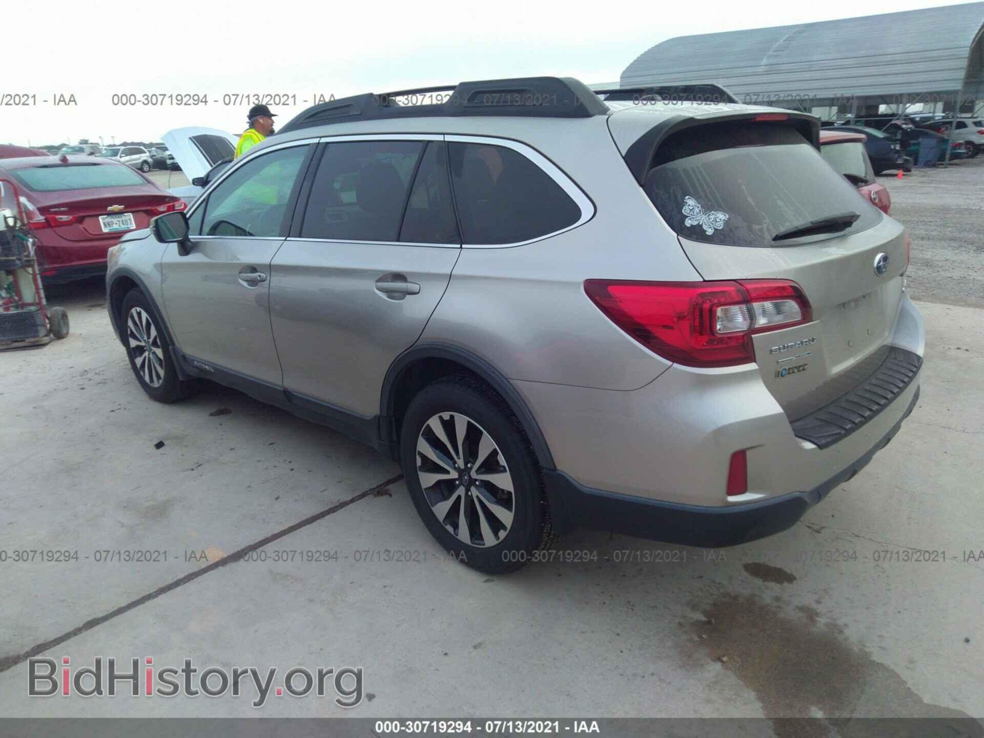2015 SUBARU OUTBACK - VIN: 4S4BSBLC1F3321634 - Фото 3
