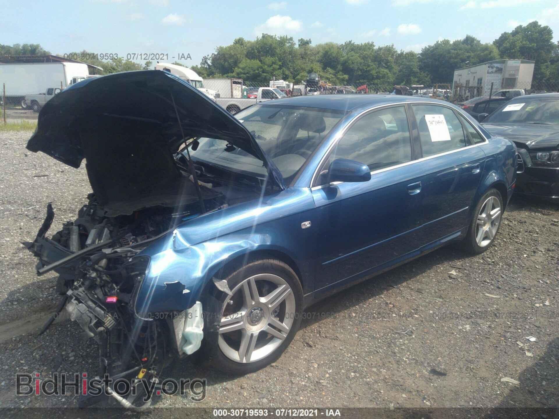 2008 AUDI A4 - VIN: WAUDF78E28A056260 - Фото 2