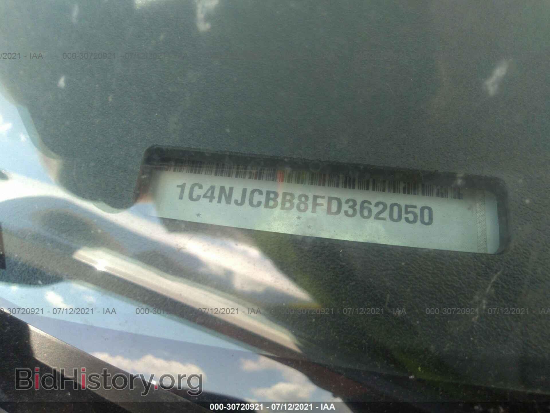 2015 JEEP COMPASS - VIN: 1C4NJCBB8FD362050 - Фото 9