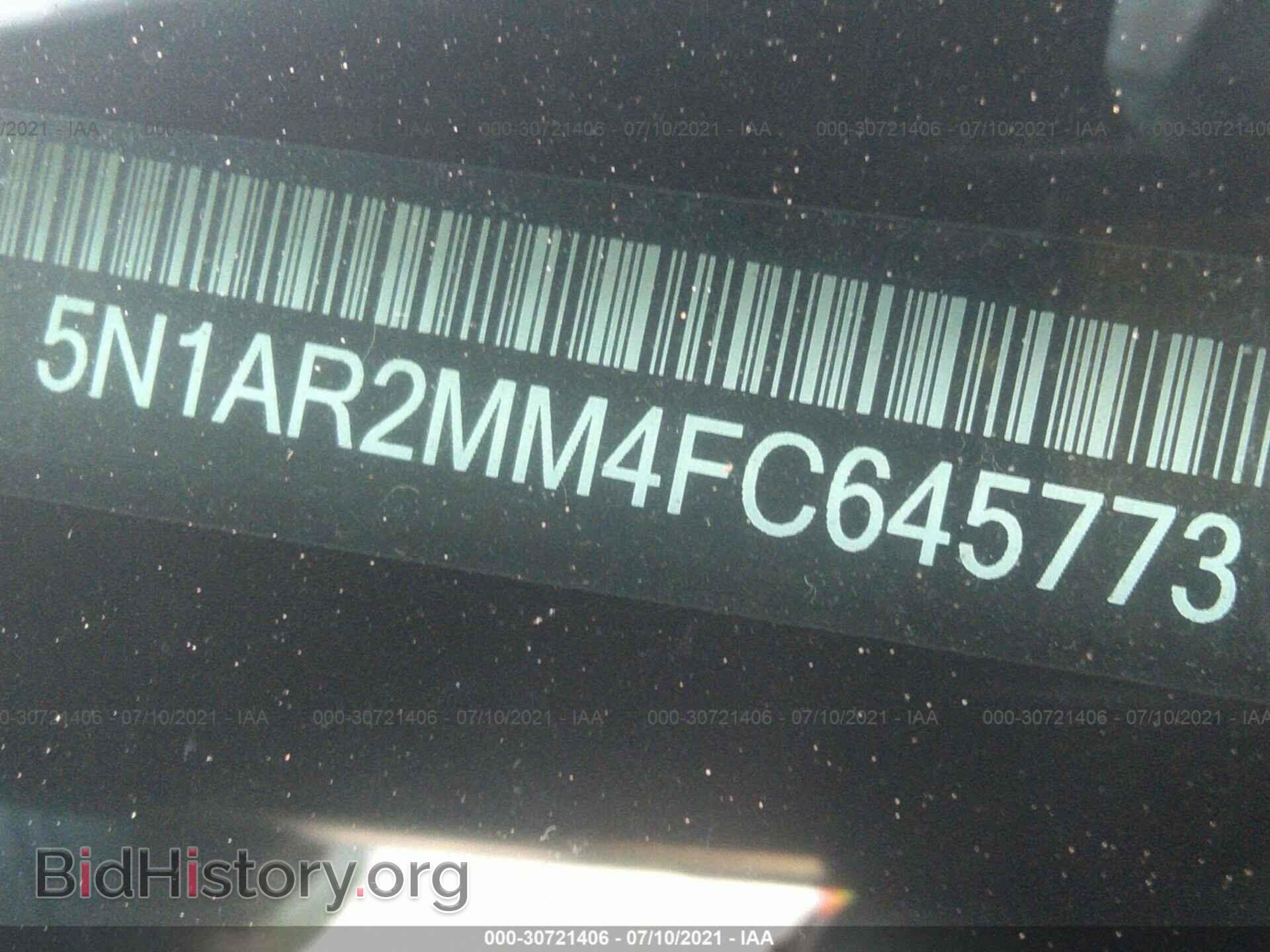 2015 NISSAN PATHFINDER - VIN: 5N1AR2MM4FC645773 - Фото 9