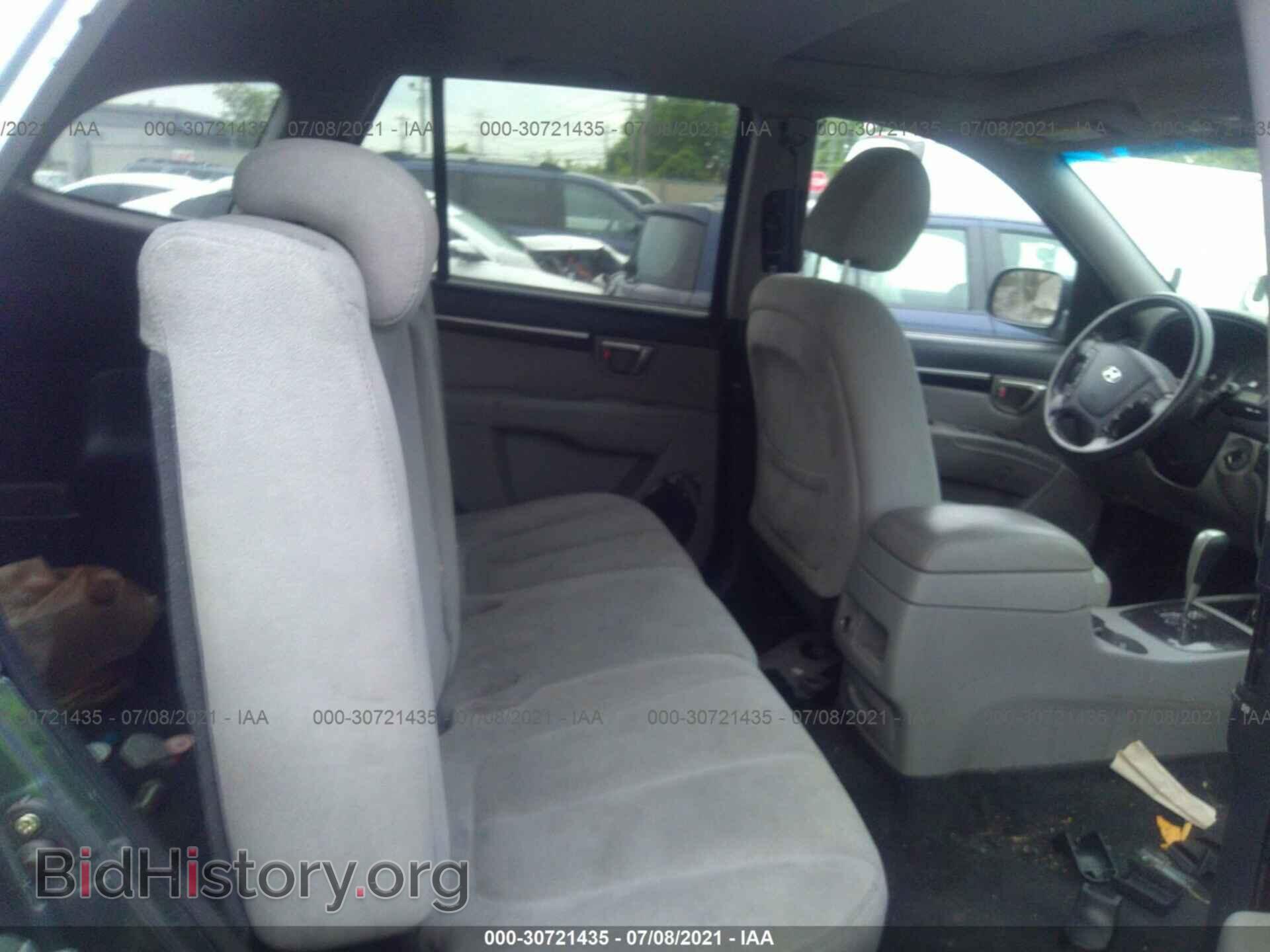 2008 HYUNDAI SANTA FE - VIN: 5NMSG73D18H204331 - Фото 8