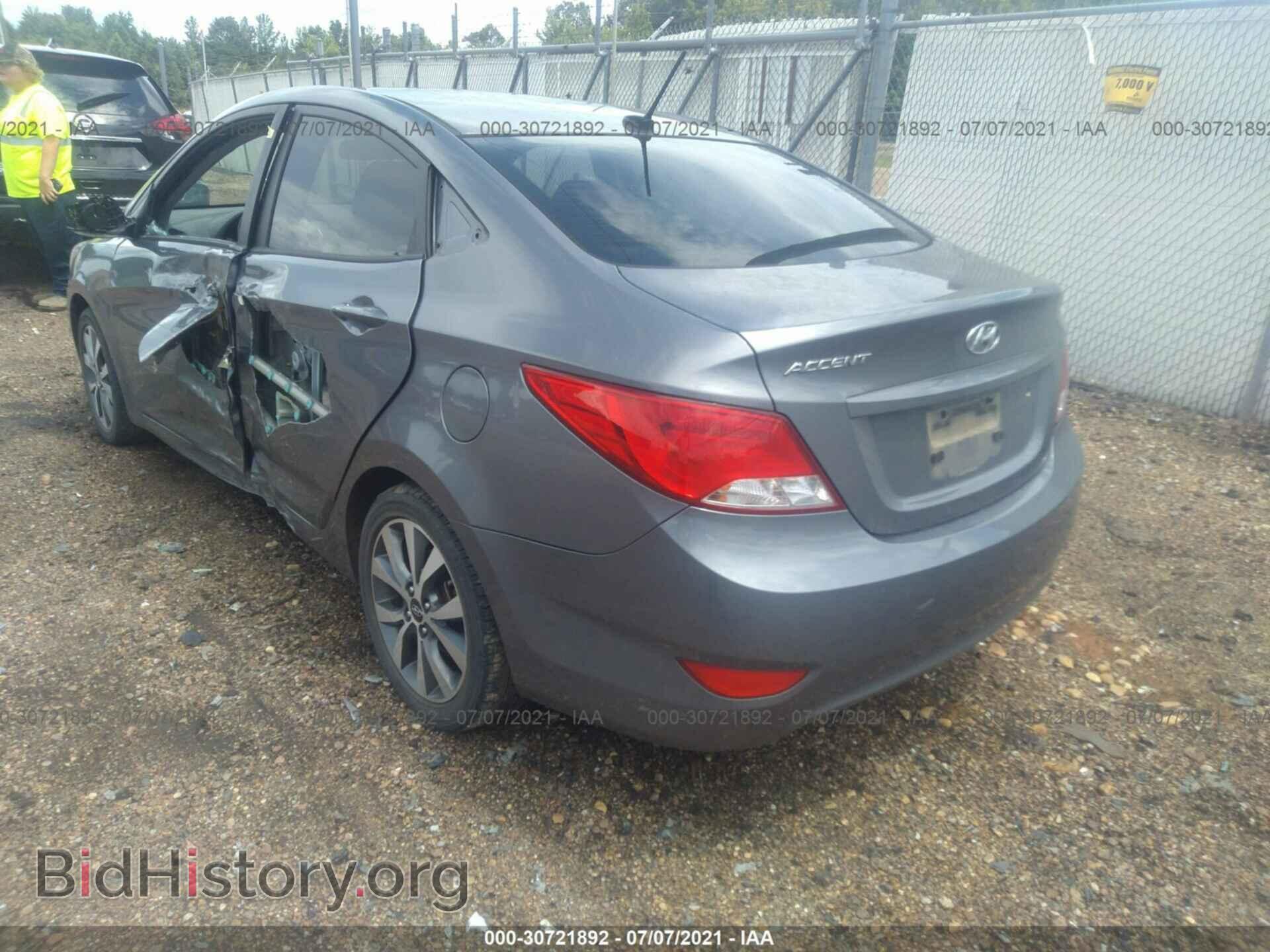2017 HYUNDAI ACCENT - VIN: KMHCT4AE0HU247458 - Фото 3