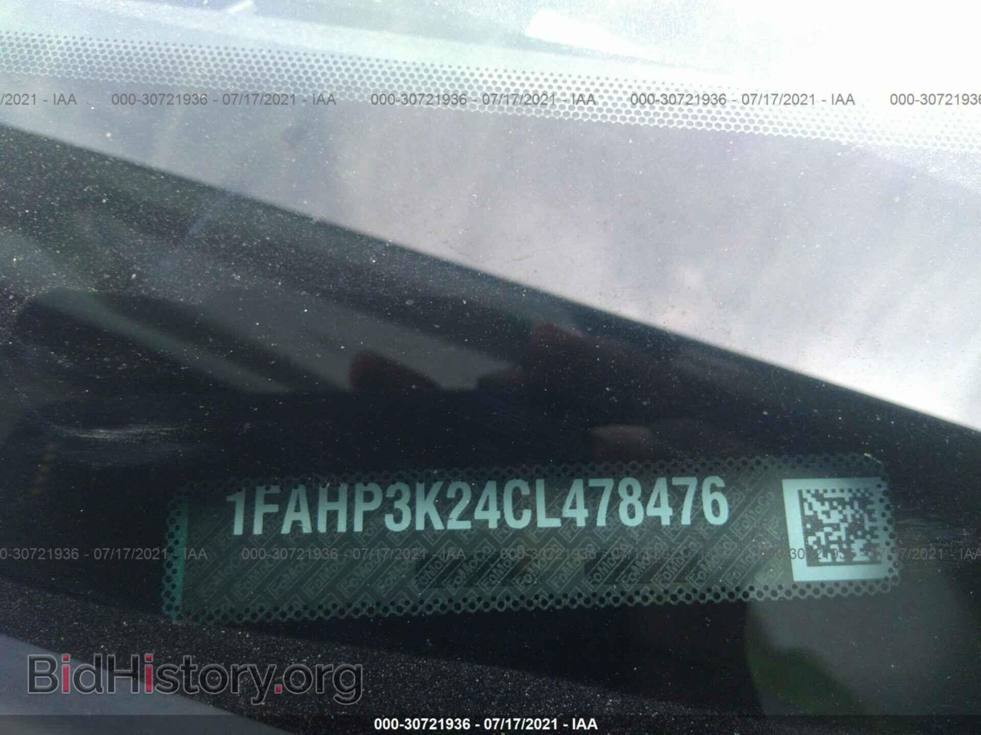2012 FORD FOCUS - VIN: 1FAHP3K24CL478476 - Фото 9