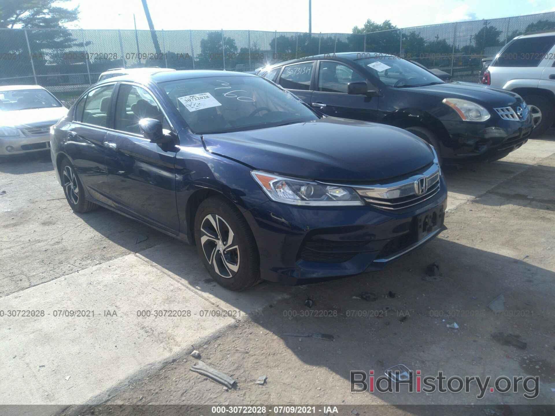 Photo 1HGCR2F37GA159376 - HONDA ACCORD SEDAN 2016