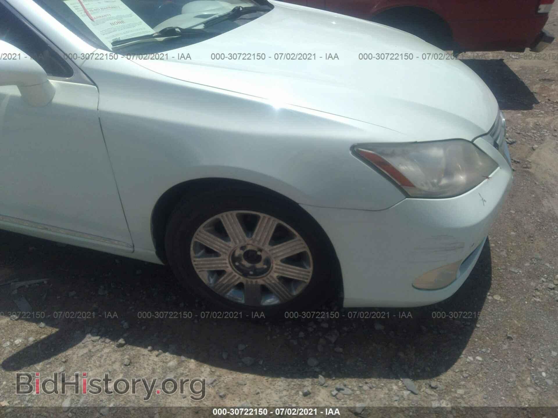 2010 LEXUS ES 350 - VIN: JTHBK1EG1A2386639 - Фото 6