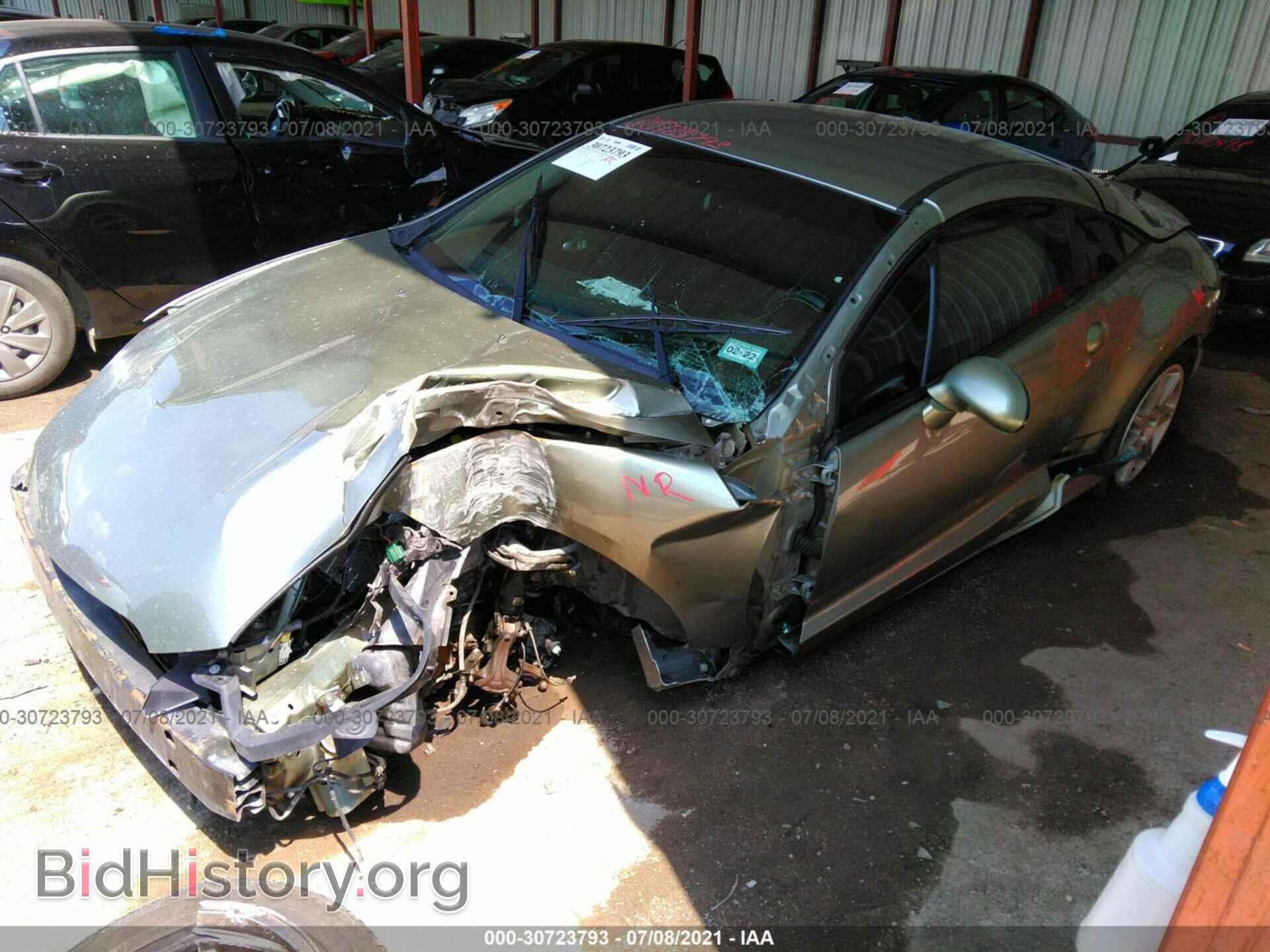 2008 MITSUBISHI ECLIPSE - VIN: 4A3AK34T18E005658 - Фото 2