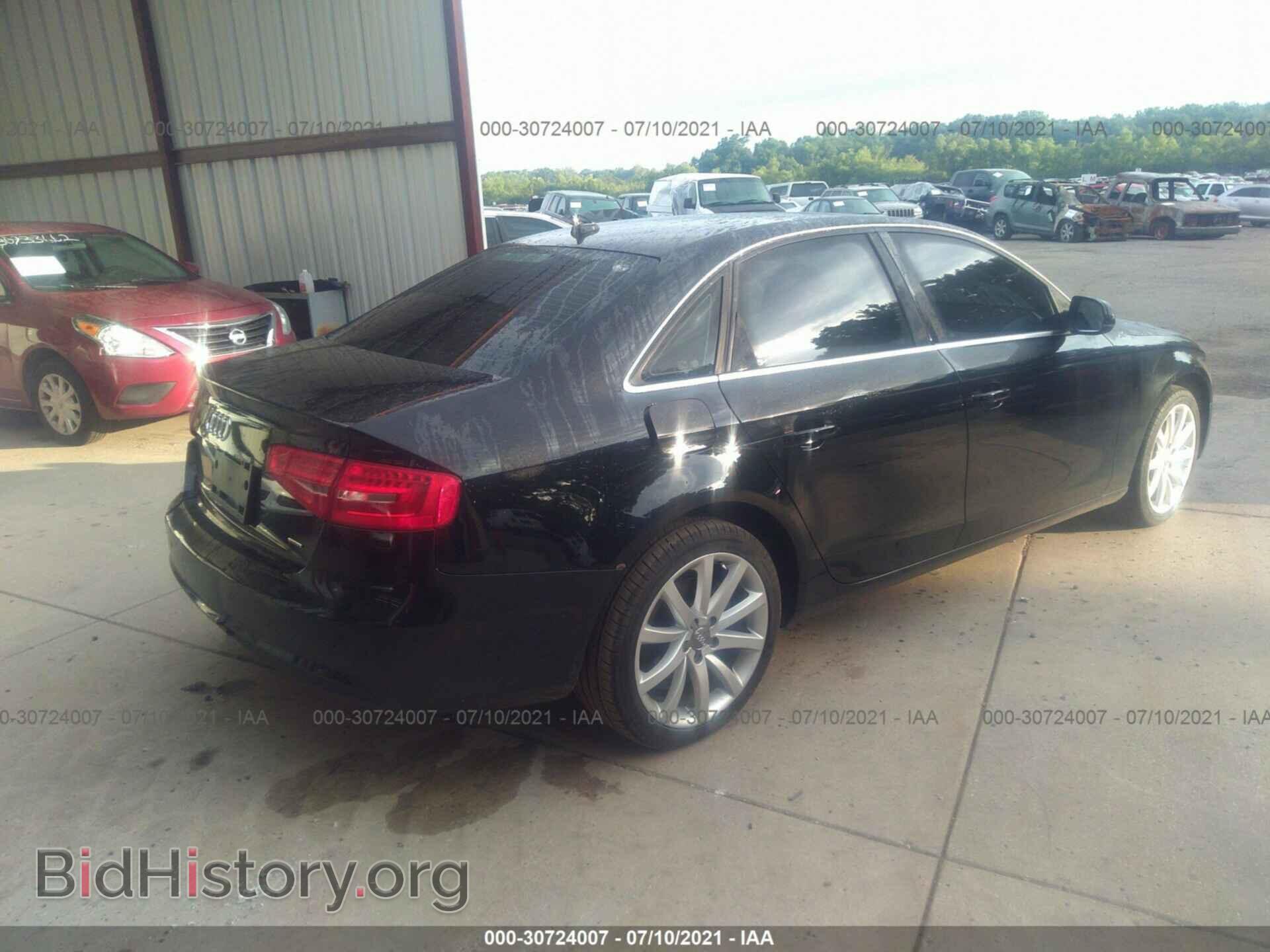 2013 AUDI A4 - VIN: WAUFFAFL4DN034366 - Фото 4