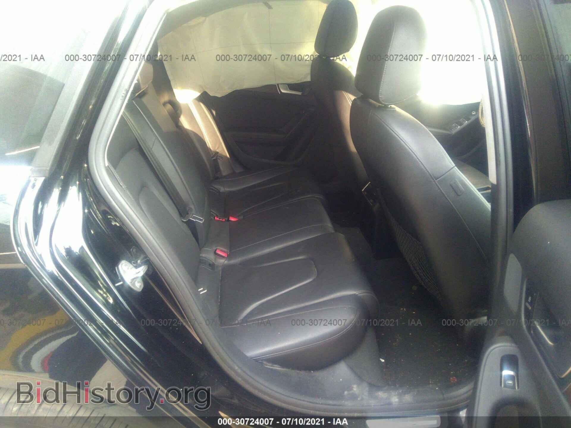 2013 AUDI A4 - VIN: WAUFFAFL4DN034366 - Фото 8