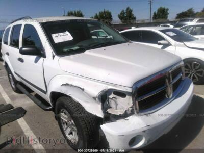 2006 Dodge DURANGO SLT, white — VIN 1D4HD48N56F184360, IAAI