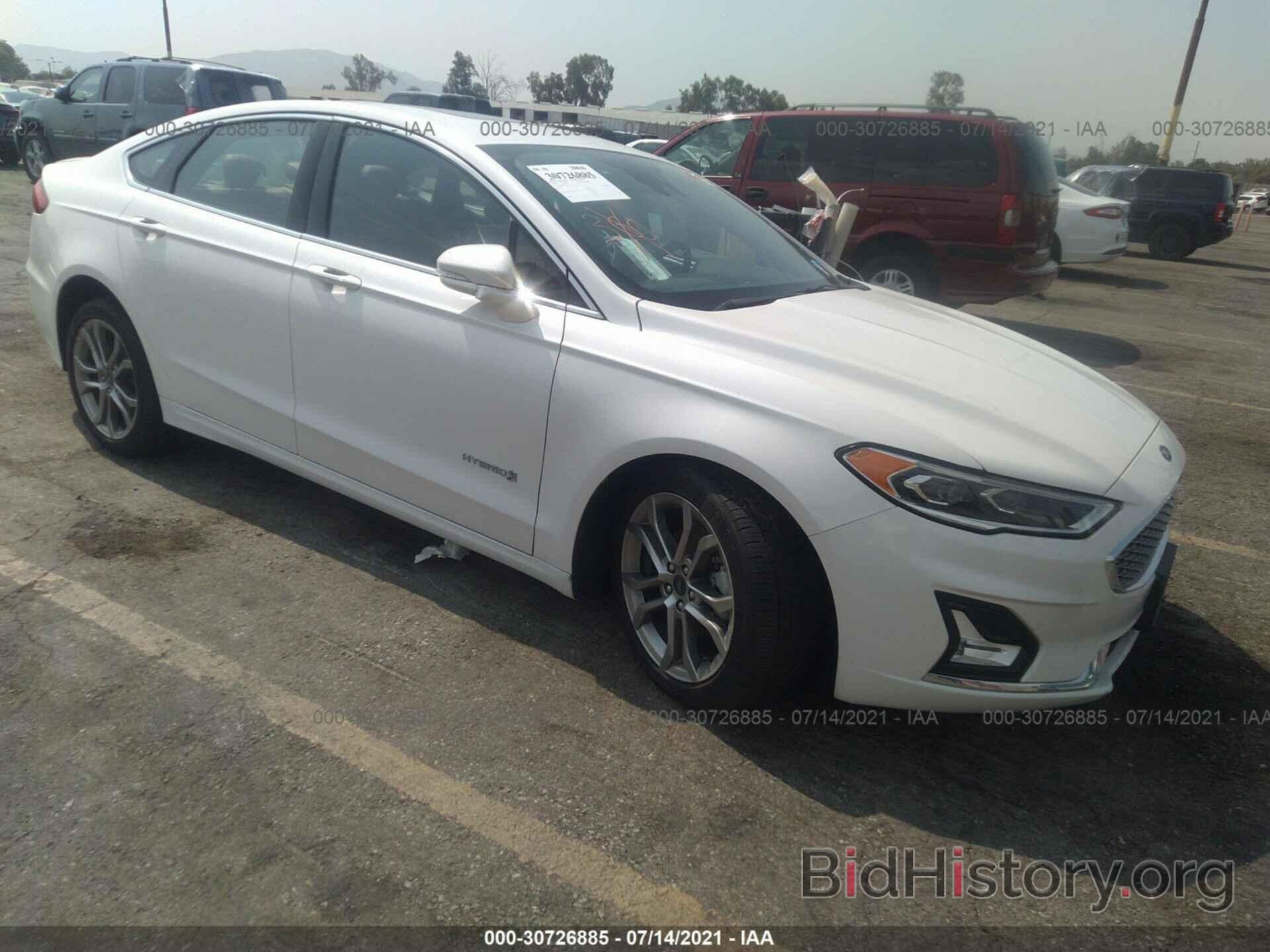 Photo 3FA6P0RU3KR175525 - FORD FUSION HYBRID 2019