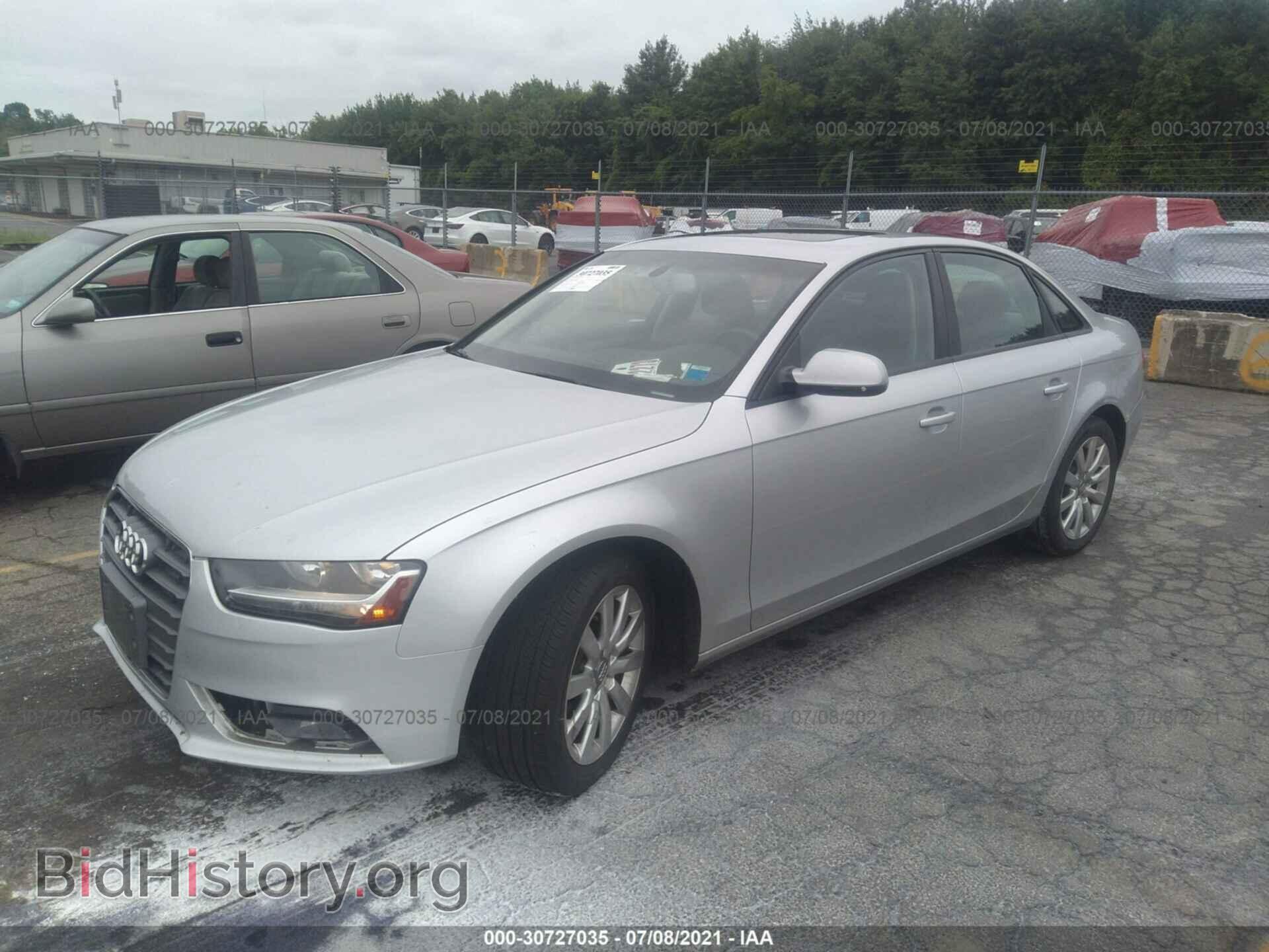 2013 AUDI A4 - VIN: WAUBFAFL2DN036339 - Фото 2