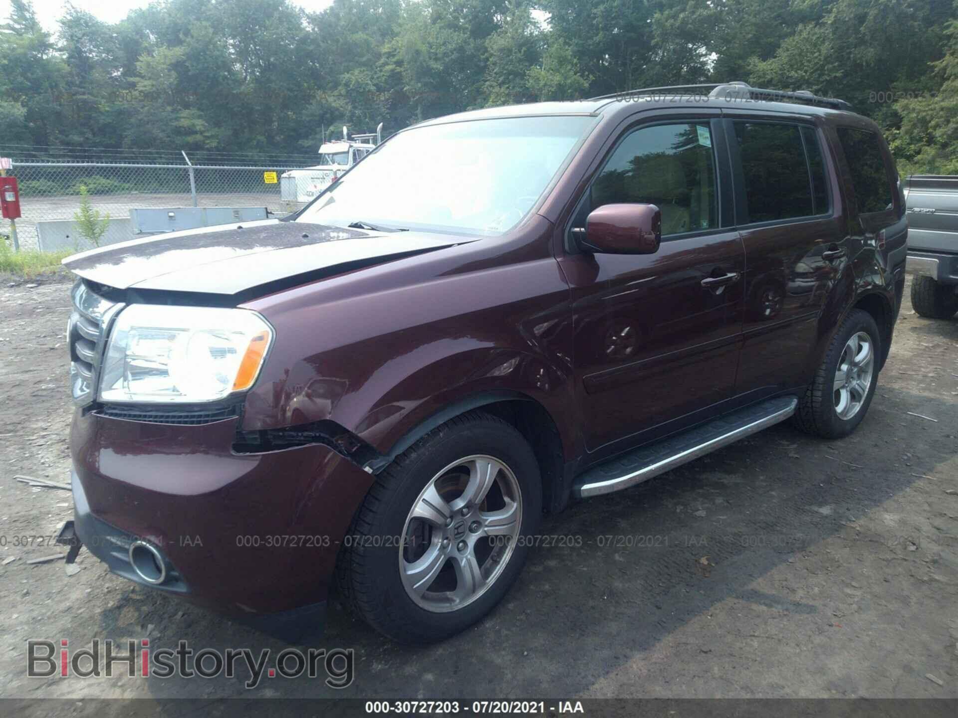 2012 HONDA PILOT - VIN: 5FNYF4H50CB016097 - Фото 2