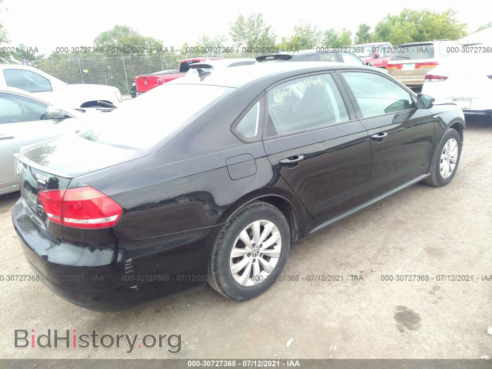 2014 VOLKSWAGEN PASSAT - VIN: 1VWAH7A32EC021806 - Фото 4