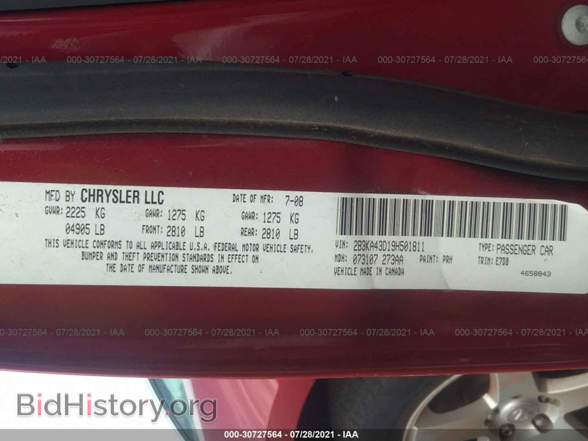 2009 DODGE CHARGER - VIN: 2B3KA43D19H501811 - Фото 9