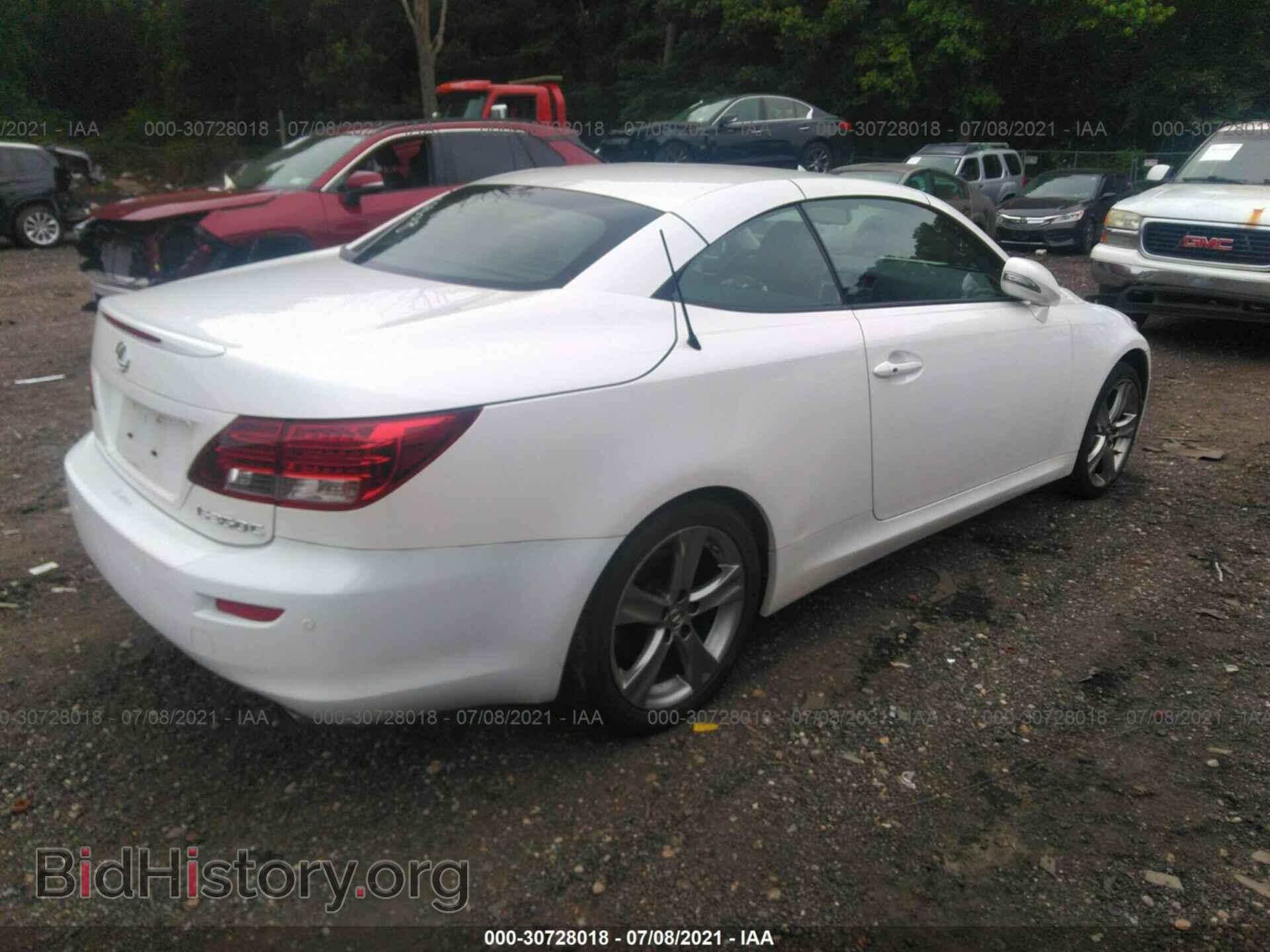 2012 LEXUS IS 350C - VIN: JTHFE2C25C2507987 - Photo 4