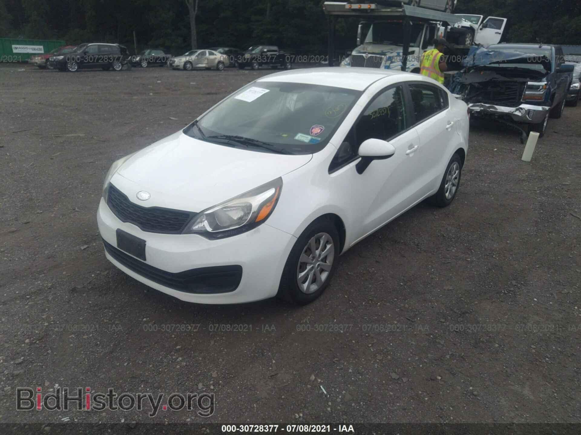2013 KIA RIO - VIN: KNADM4A32D6310947 - Фото 2