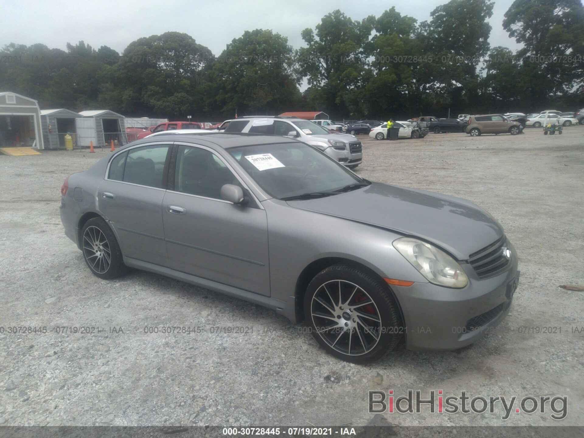 Photo JNKCV51F76M617927 - INFINITI G35 SEDAN 2006