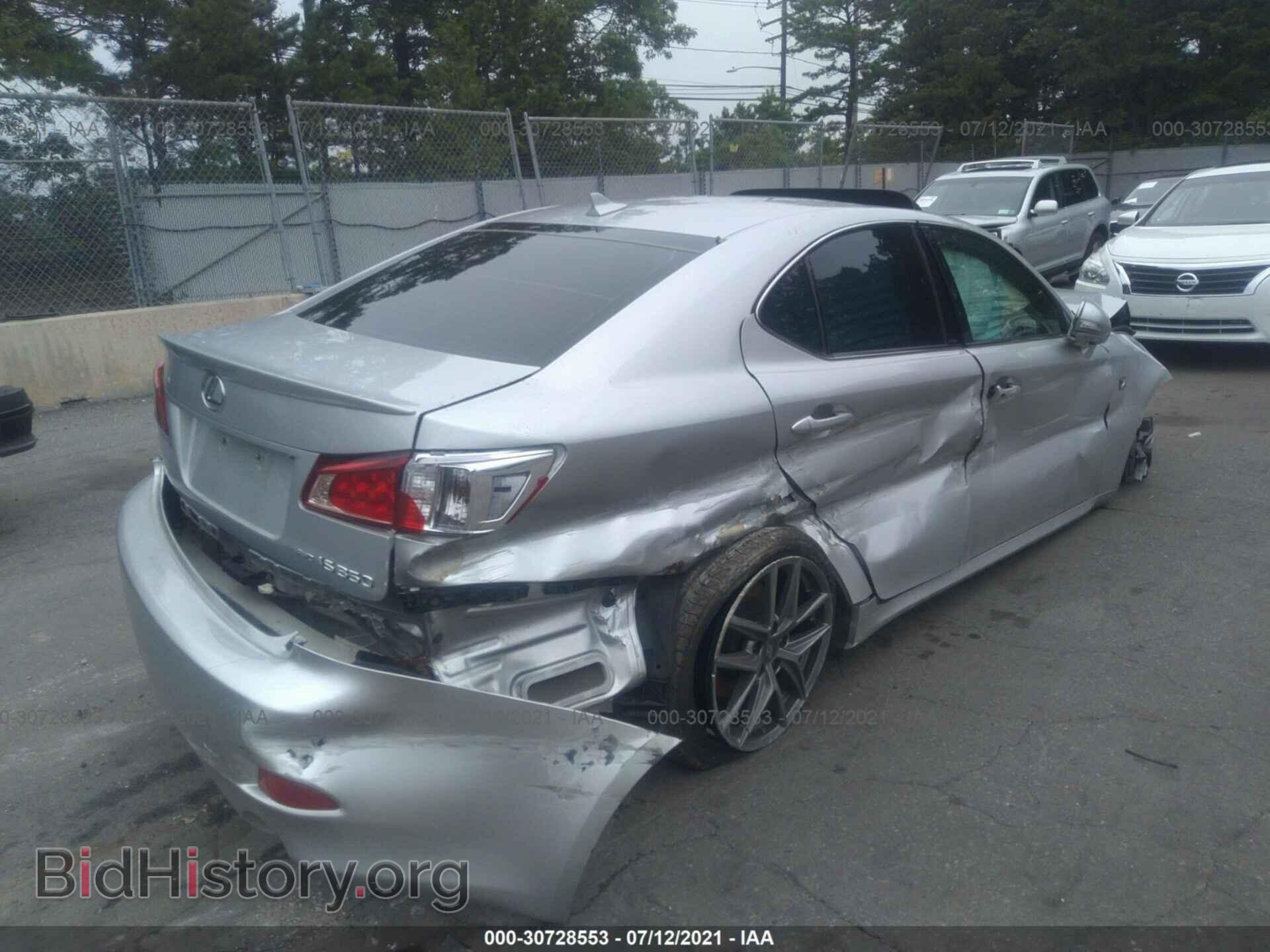 2012 LEXUS IS 350 - VIN: JTHCE5C26C5002088 - Фото 4