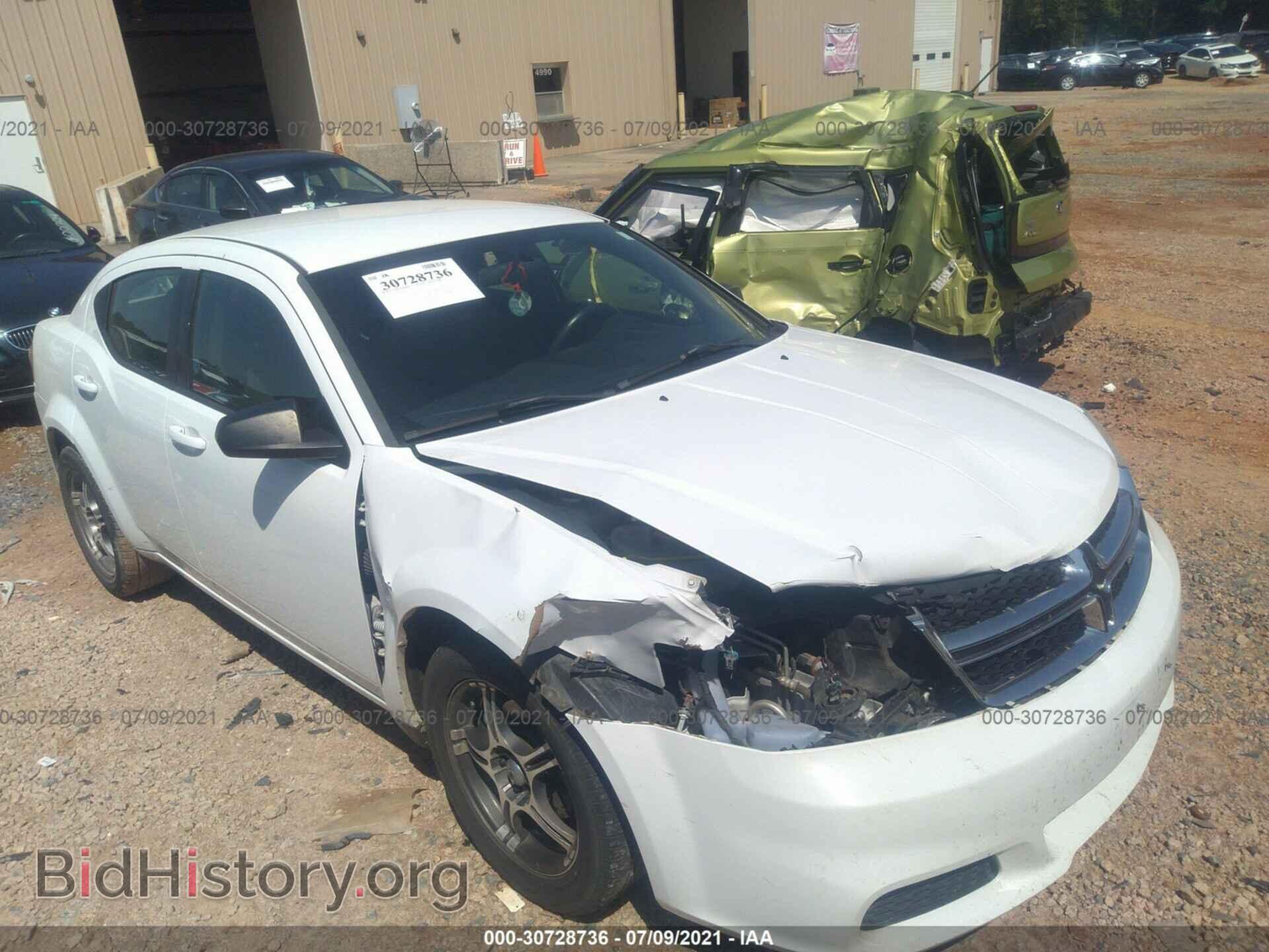 Photo 1C3CDZAB6CN110617 - DODGE AVENGER 2012