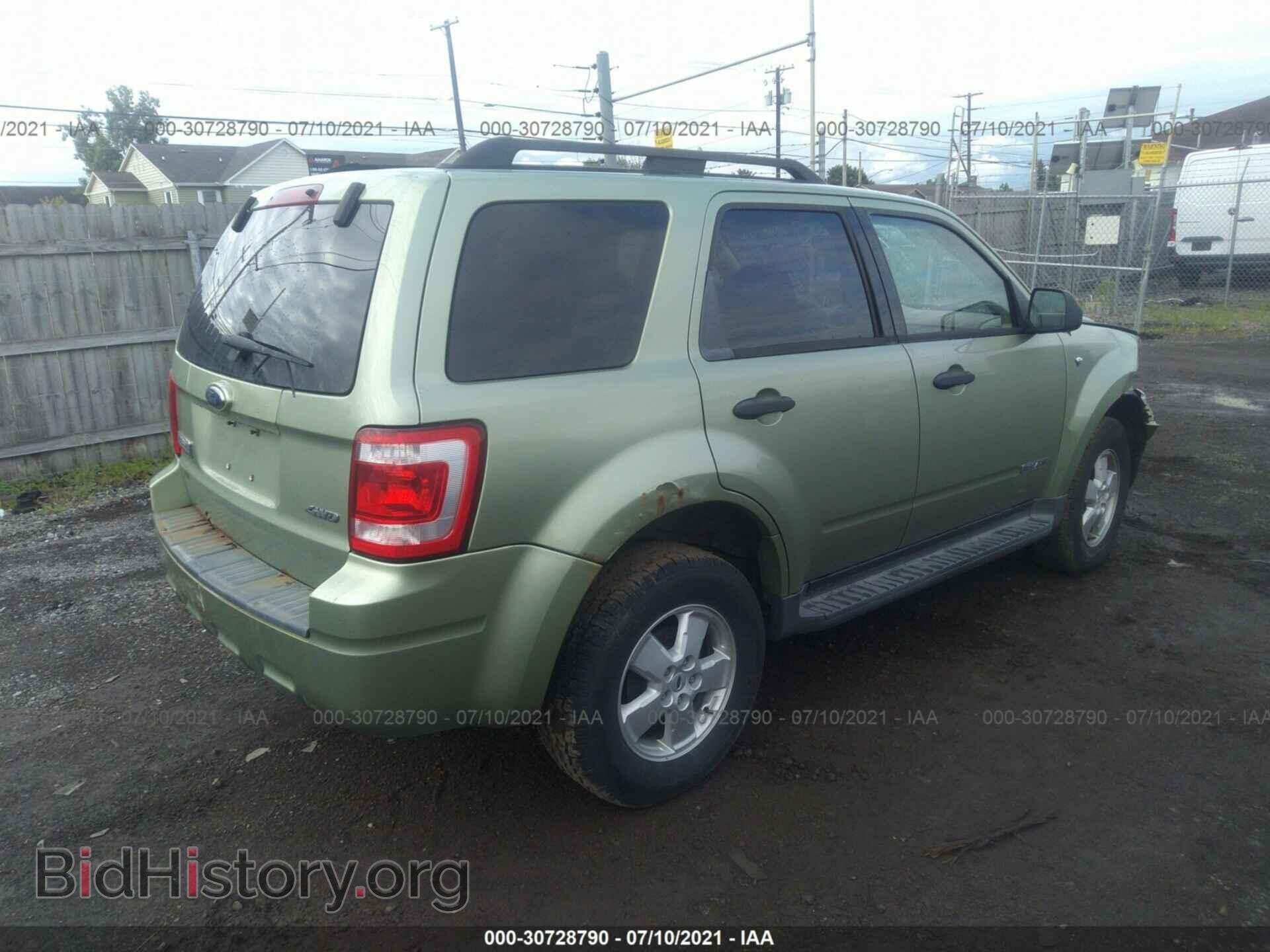 2008 FORD ESCAPE - VIN: 1FMCU93138KC18780 - Фото 4