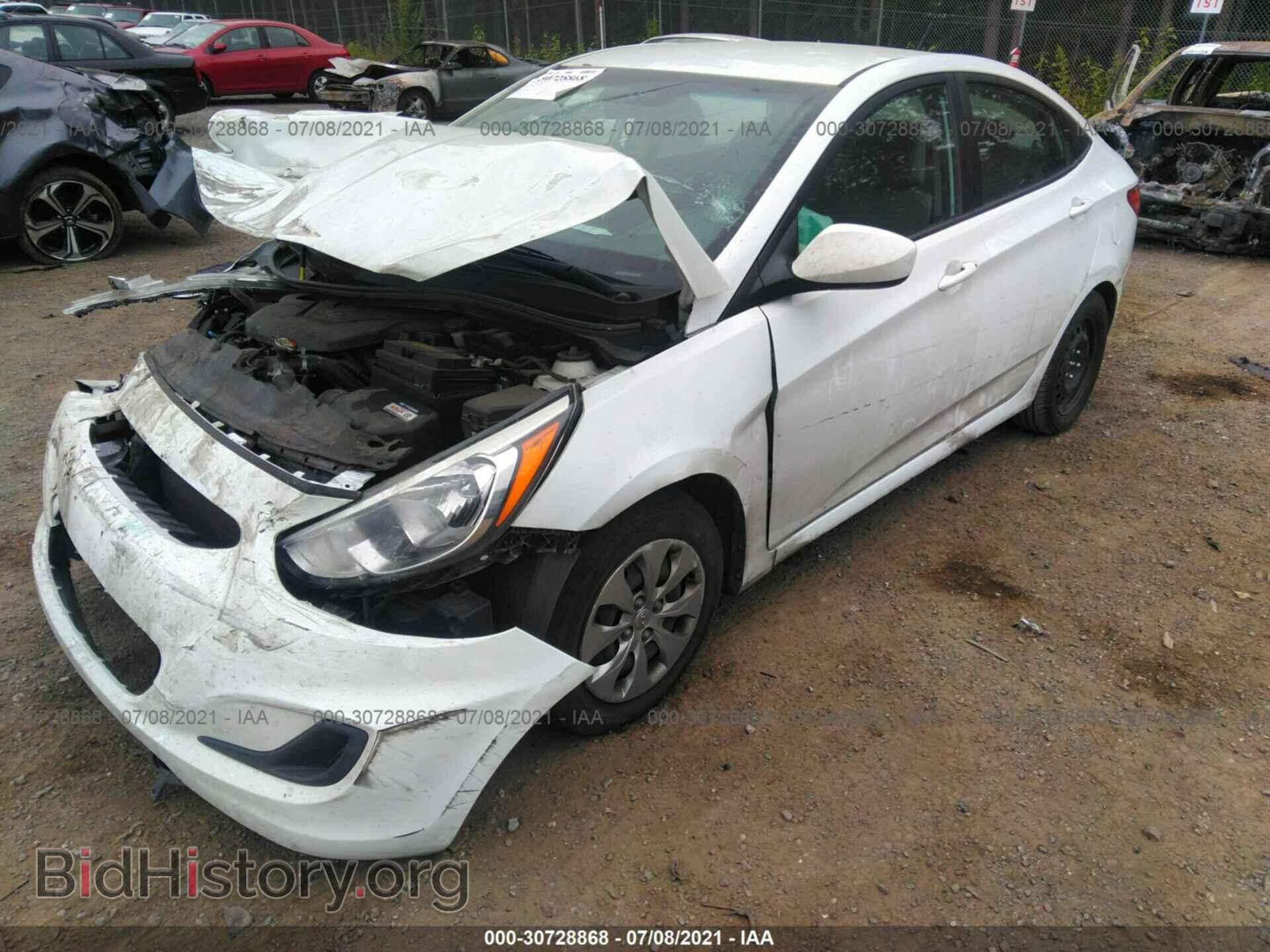 2017 HYUNDAI ACCENT - VIN: KMHCT4AE5HU196314 - Фото 2