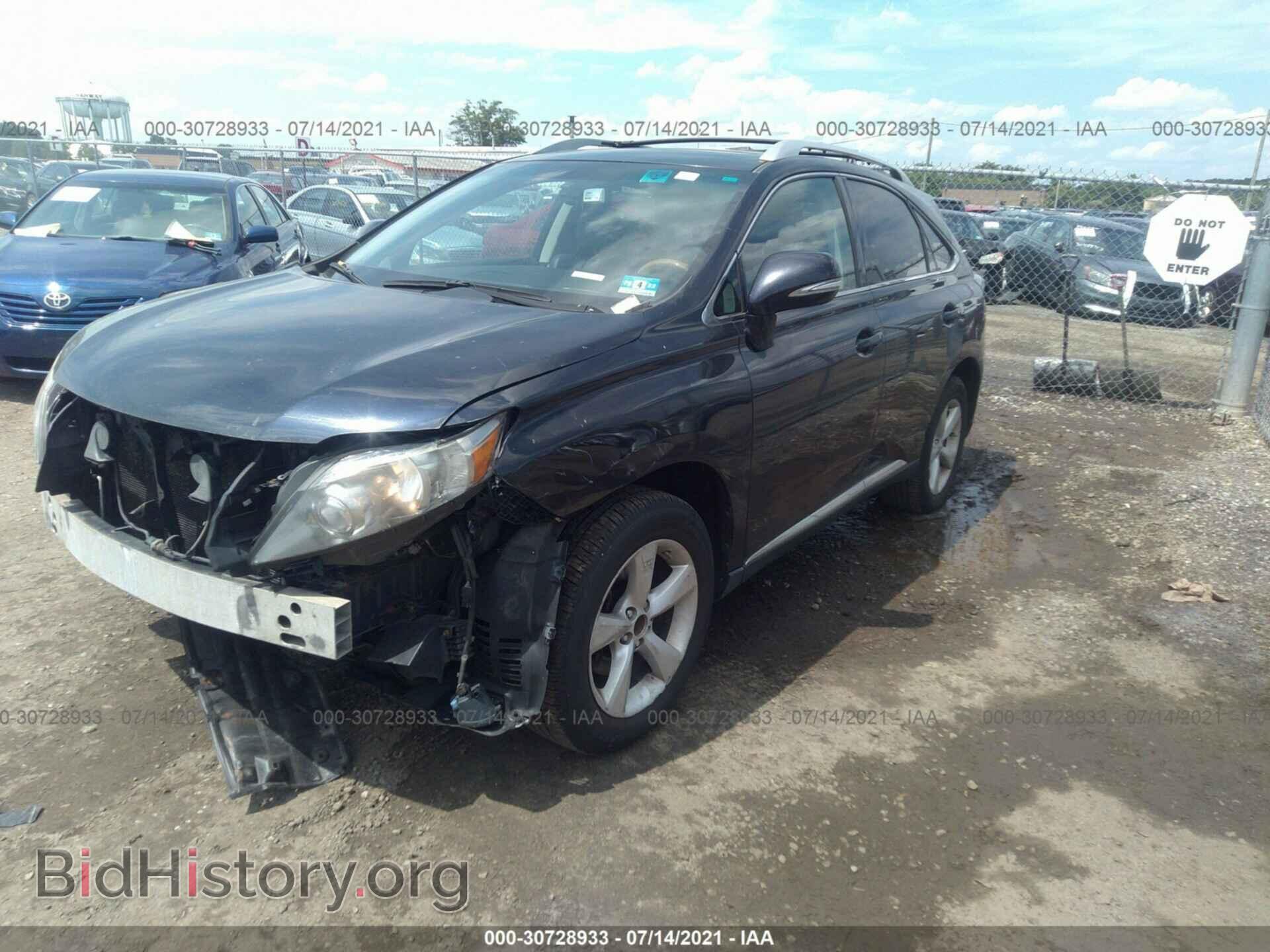 2010 LEXUS RX 350 - VIN: 2T2BK1BA7AC056096 - Фото 2