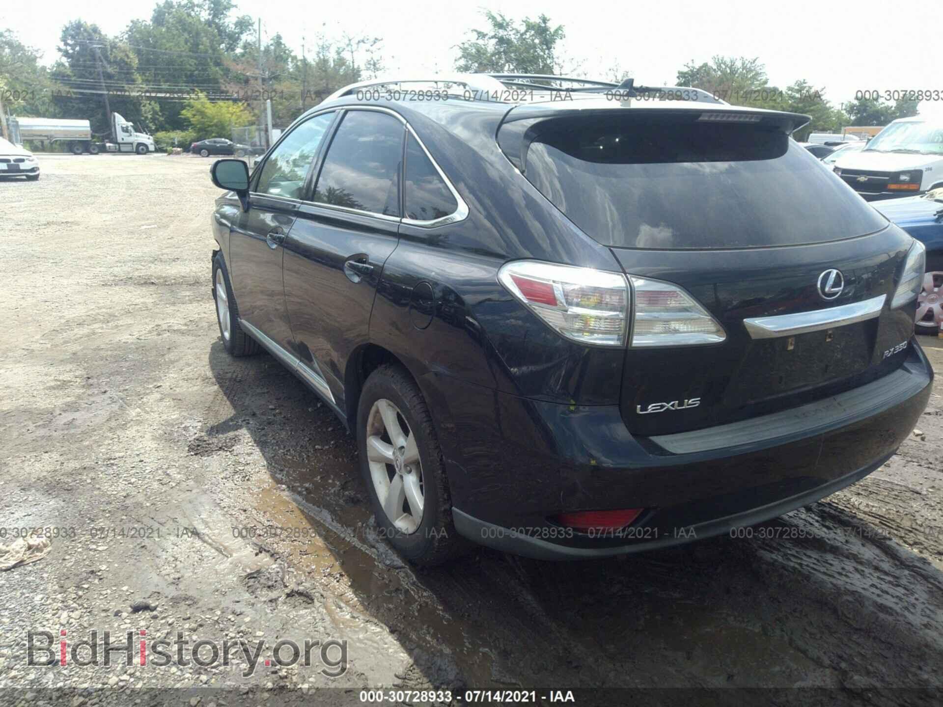 2010 LEXUS RX 350 - VIN: 2T2BK1BA7AC056096 - Фото 3