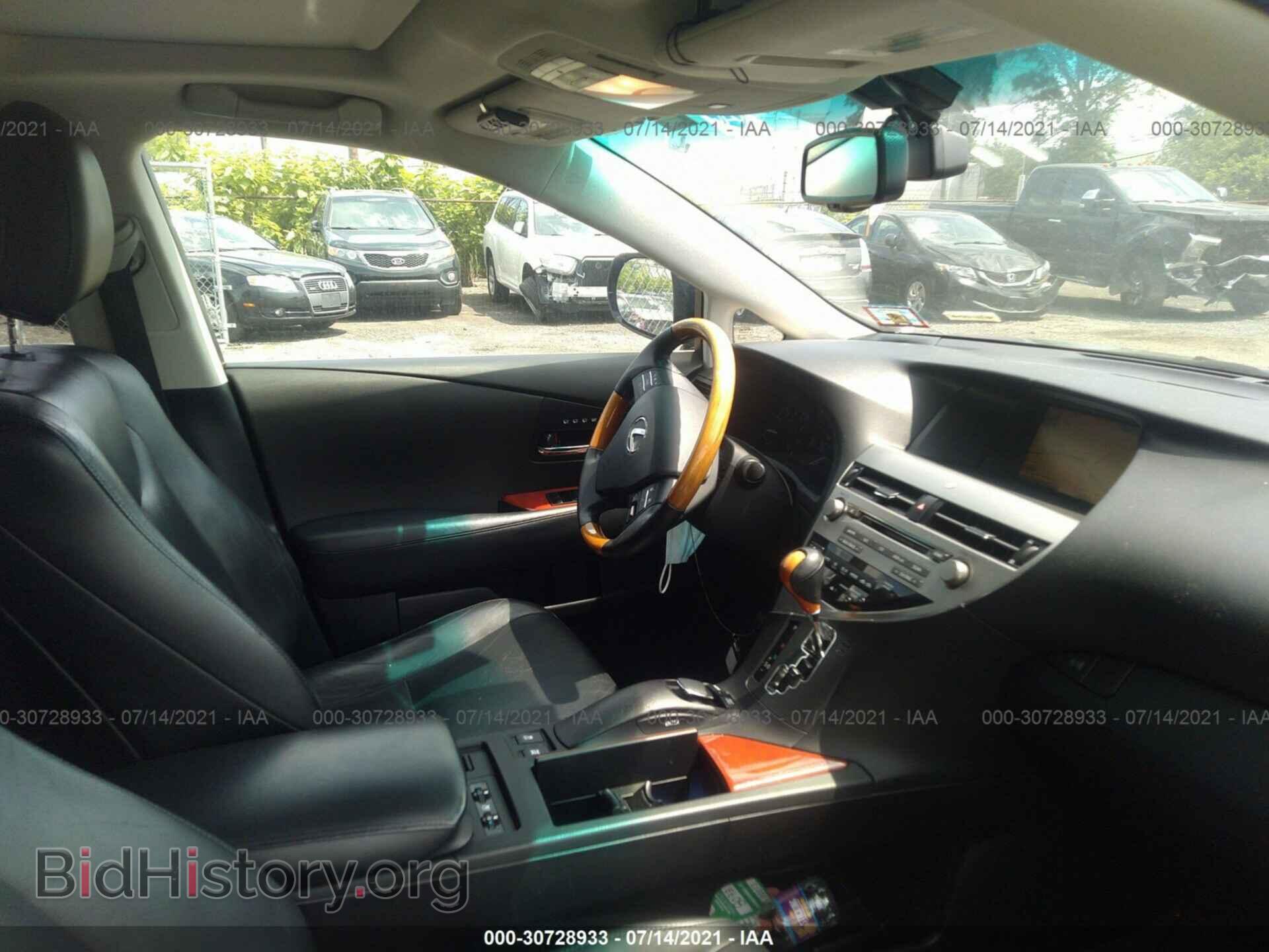 2010 LEXUS RX 350 - VIN: 2T2BK1BA7AC056096 - Фото 5