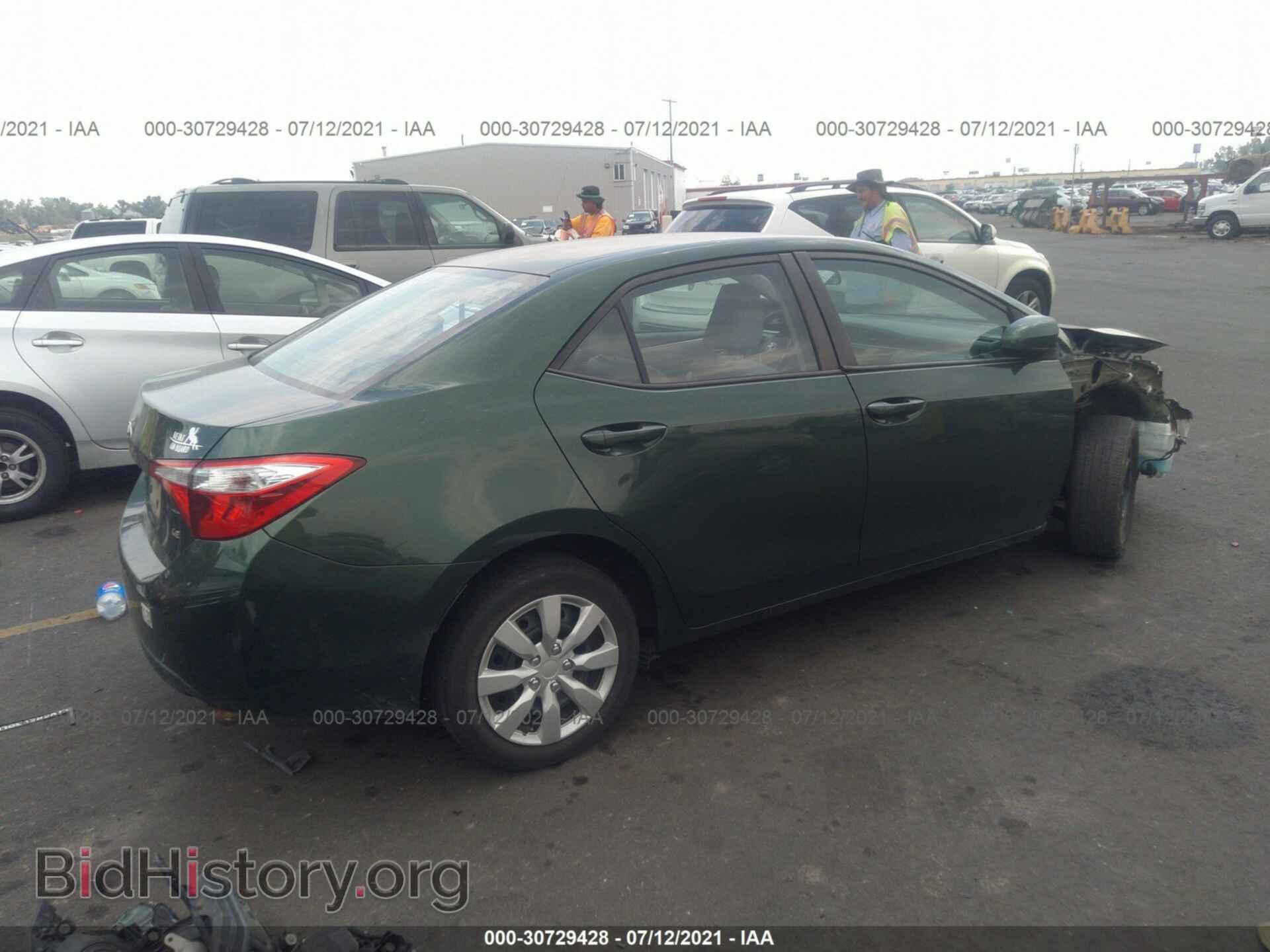 2014 TOYOTA COROLLA - VIN: 5YFBURHE5EP032912 - Фото 4