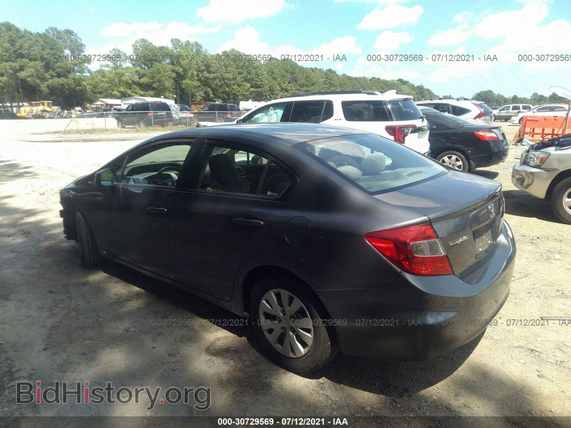 2012 HONDA CIVIC SDN - VIN: 2HGFB2F52CH314883 - Фото 3