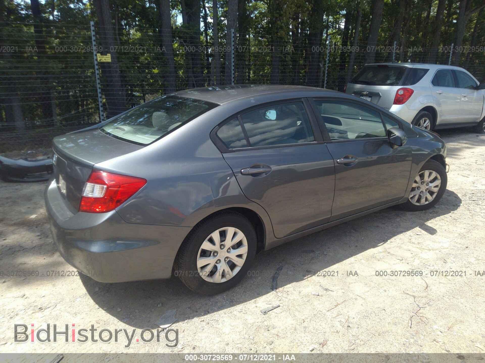 2012 HONDA CIVIC SDN - VIN: 2HGFB2F52CH314883 - Фото 4