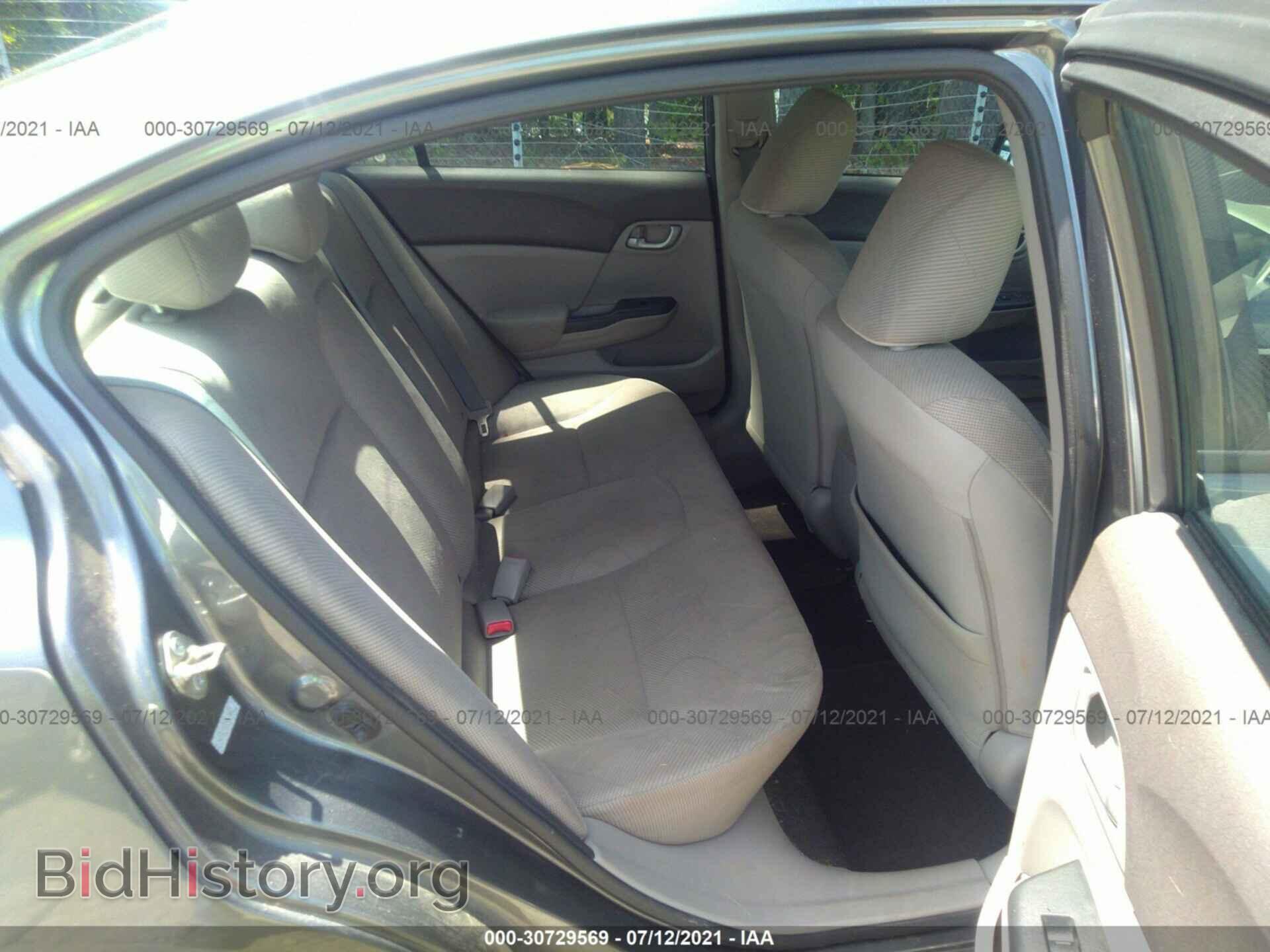 2012 HONDA CIVIC SDN - VIN: 2HGFB2F52CH314883 - Фото 8