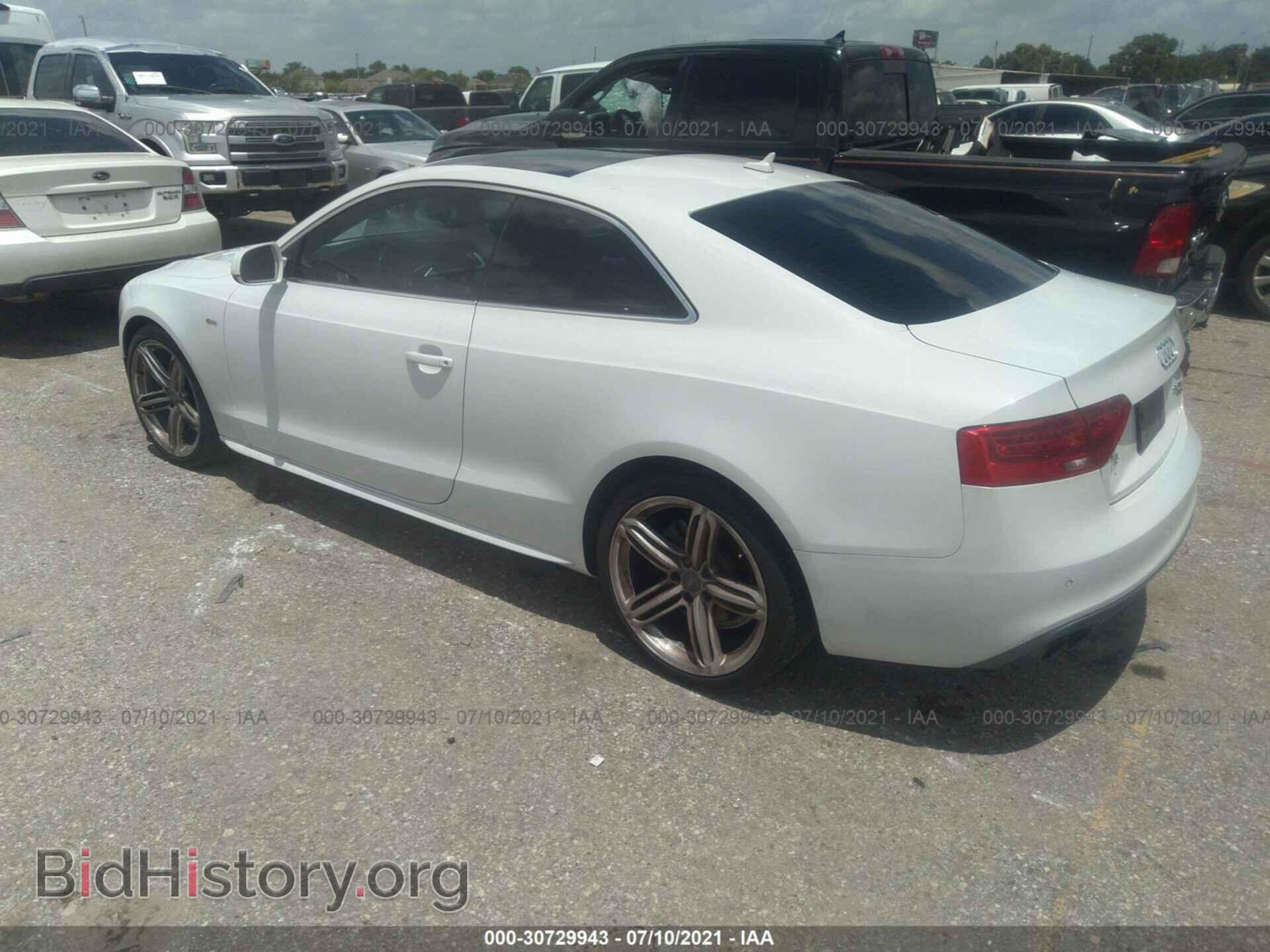 2013 AUDI A5 - VIN: WAUWFAFRXDA019110 - Photo 3