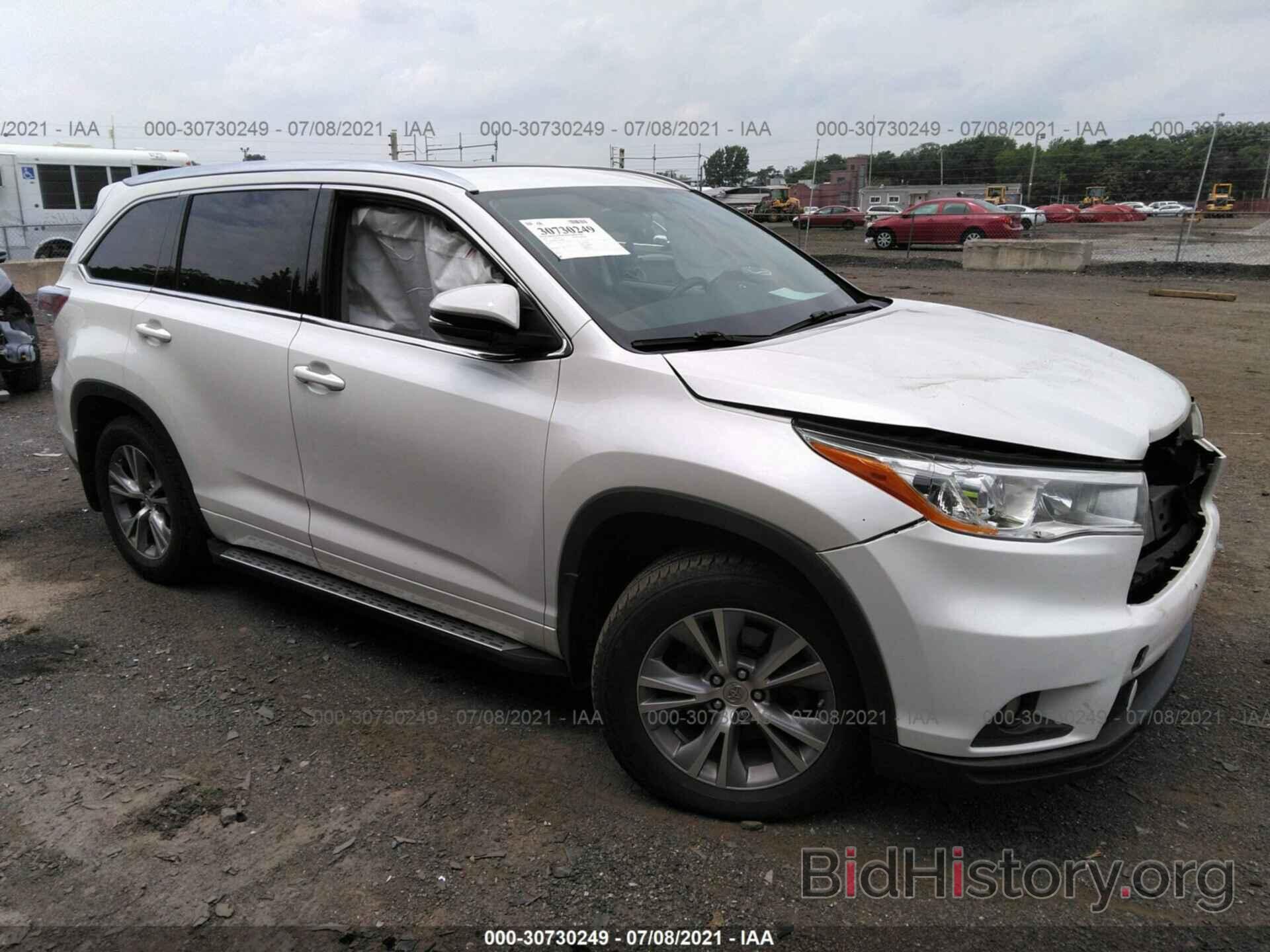 Фотография 5TDJKRFH1ES043881 - TOYOTA HIGHLANDER 2014