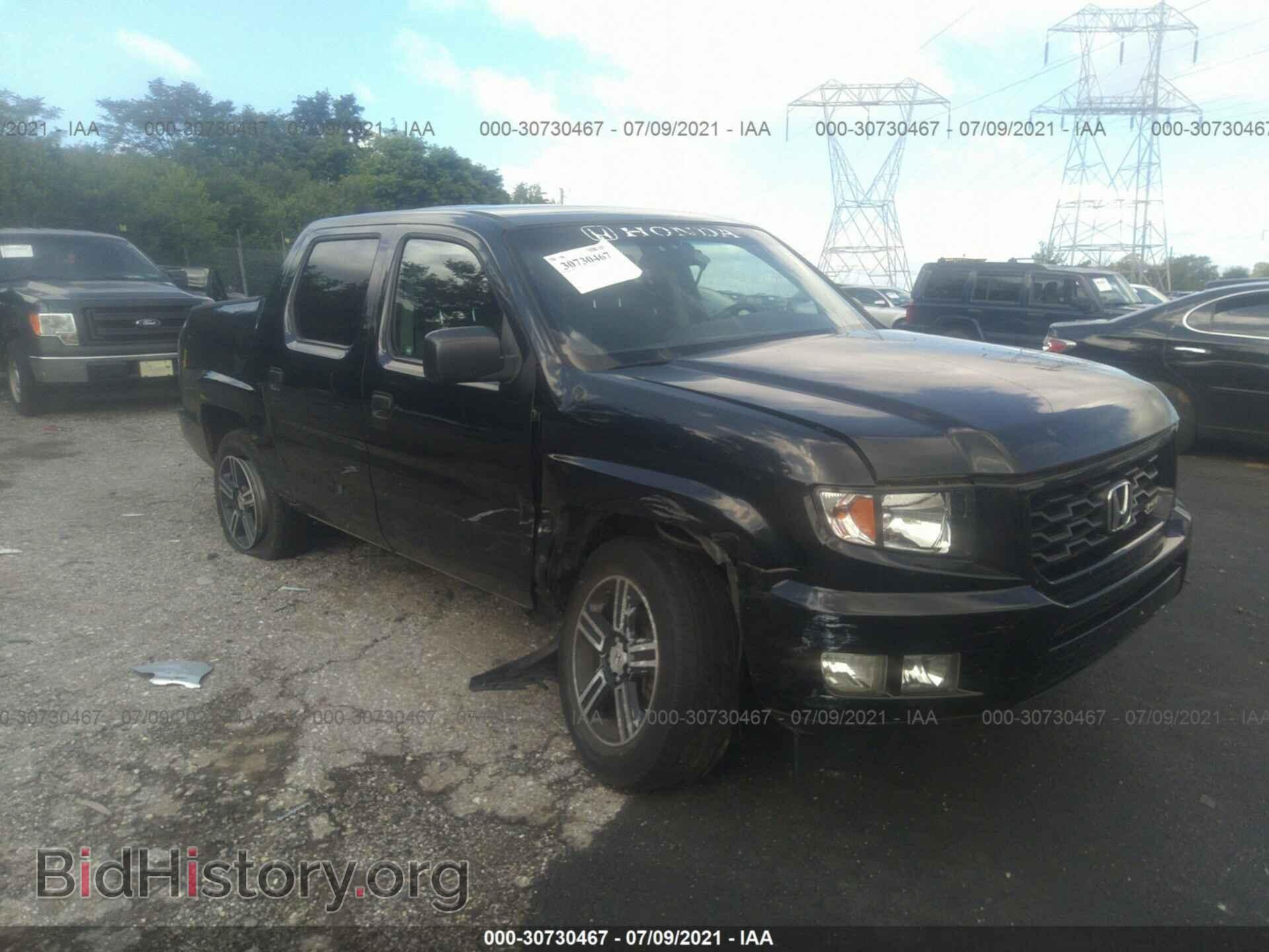 Photo 5FPYK1F74CB452537 - HONDA RIDGELINE 2012