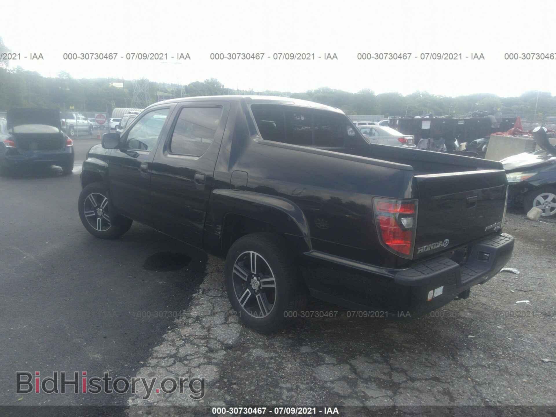 2012 HONDA RIDGELINE - VIN: 5FPYK1F74CB452537 - Фото 3