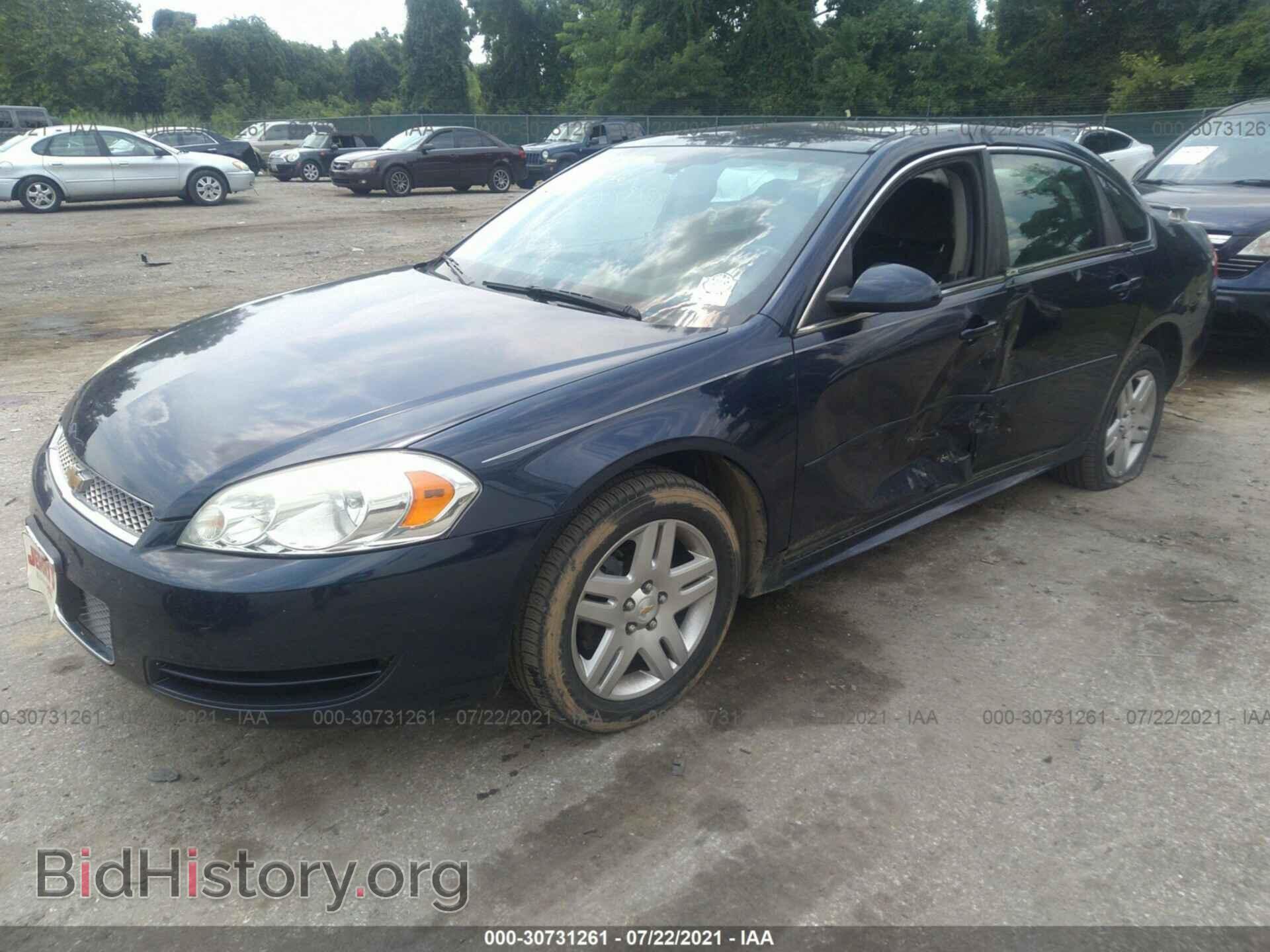 2012 CHEVROLET IMPALA - VIN: 2G1WB5E31C1177162 - Фото 2