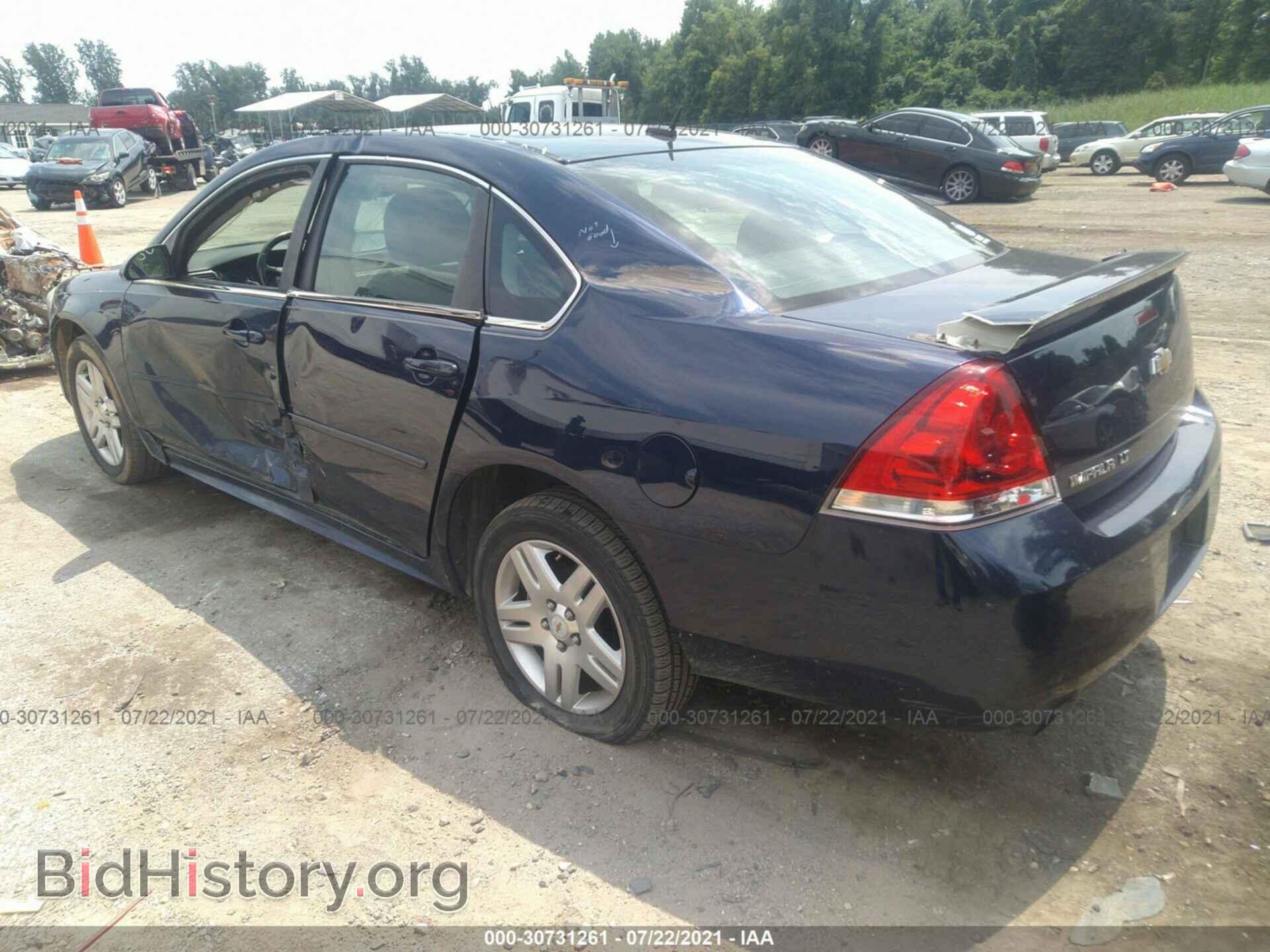 2012 CHEVROLET IMPALA - VIN: 2G1WB5E31C1177162 - Фото 3