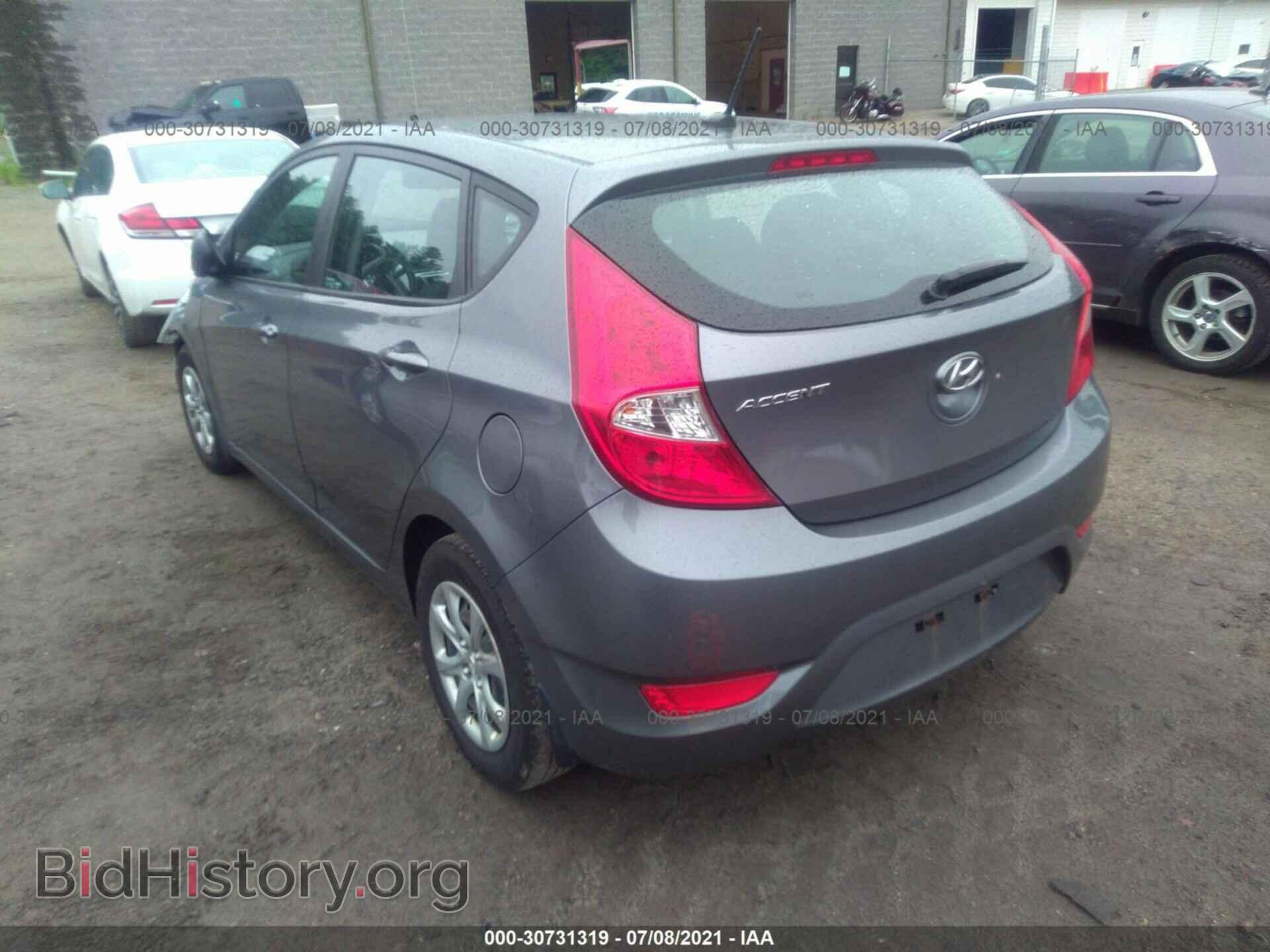 2014 HYUNDAI ACCENT - VIN: KMHCT5AE0EU186436 - Фото 3