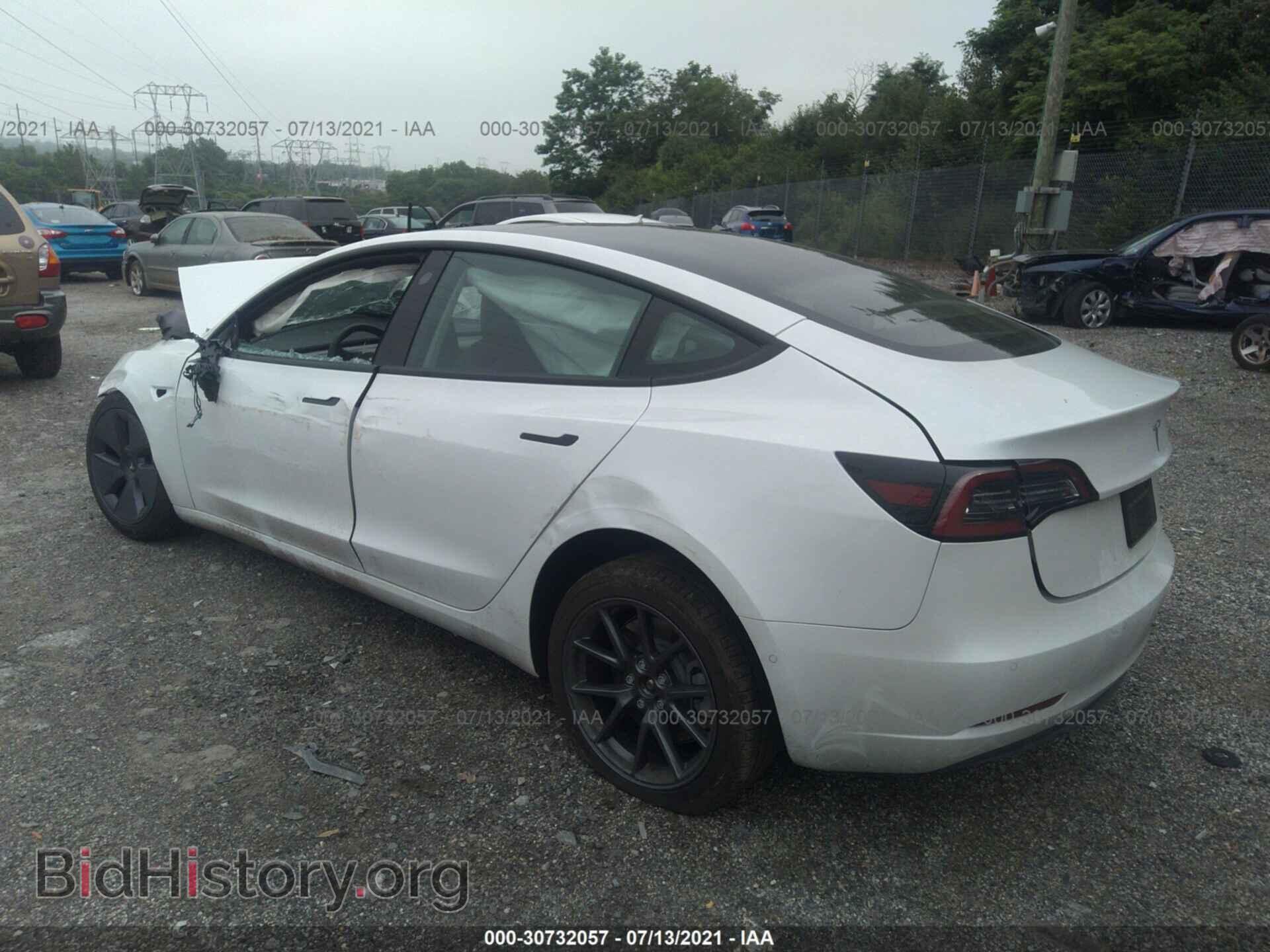 2021 TESLA MODEL 3 - VIN: 5YJ3E1EA2MF914814 - Фото 3