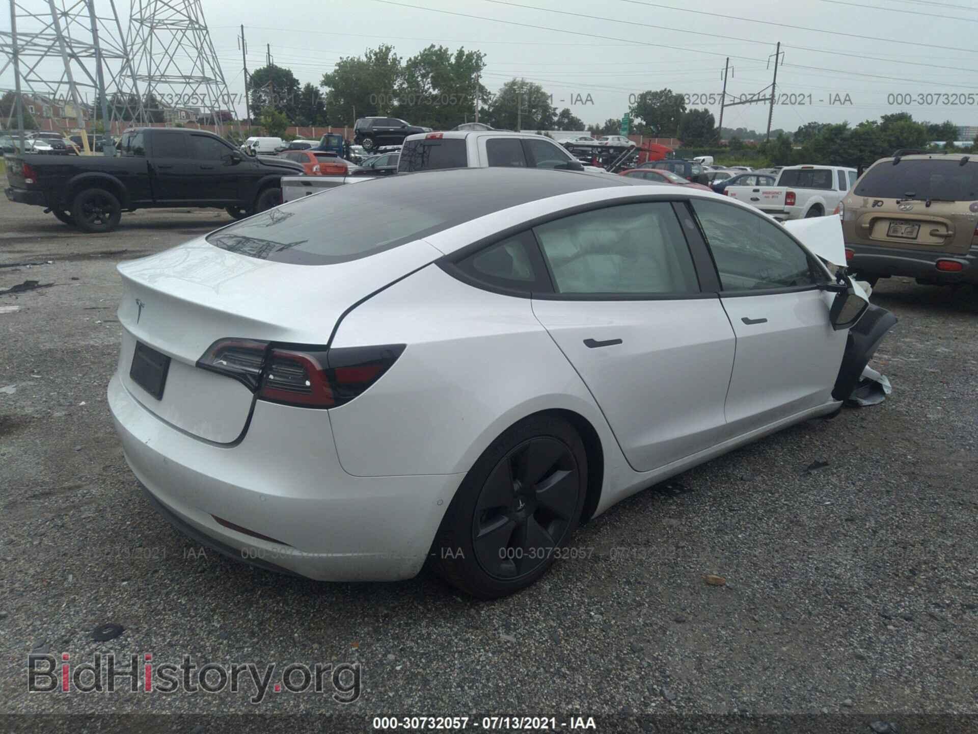 2021 TESLA MODEL 3 - VIN: 5YJ3E1EA2MF914814 - Фото 4