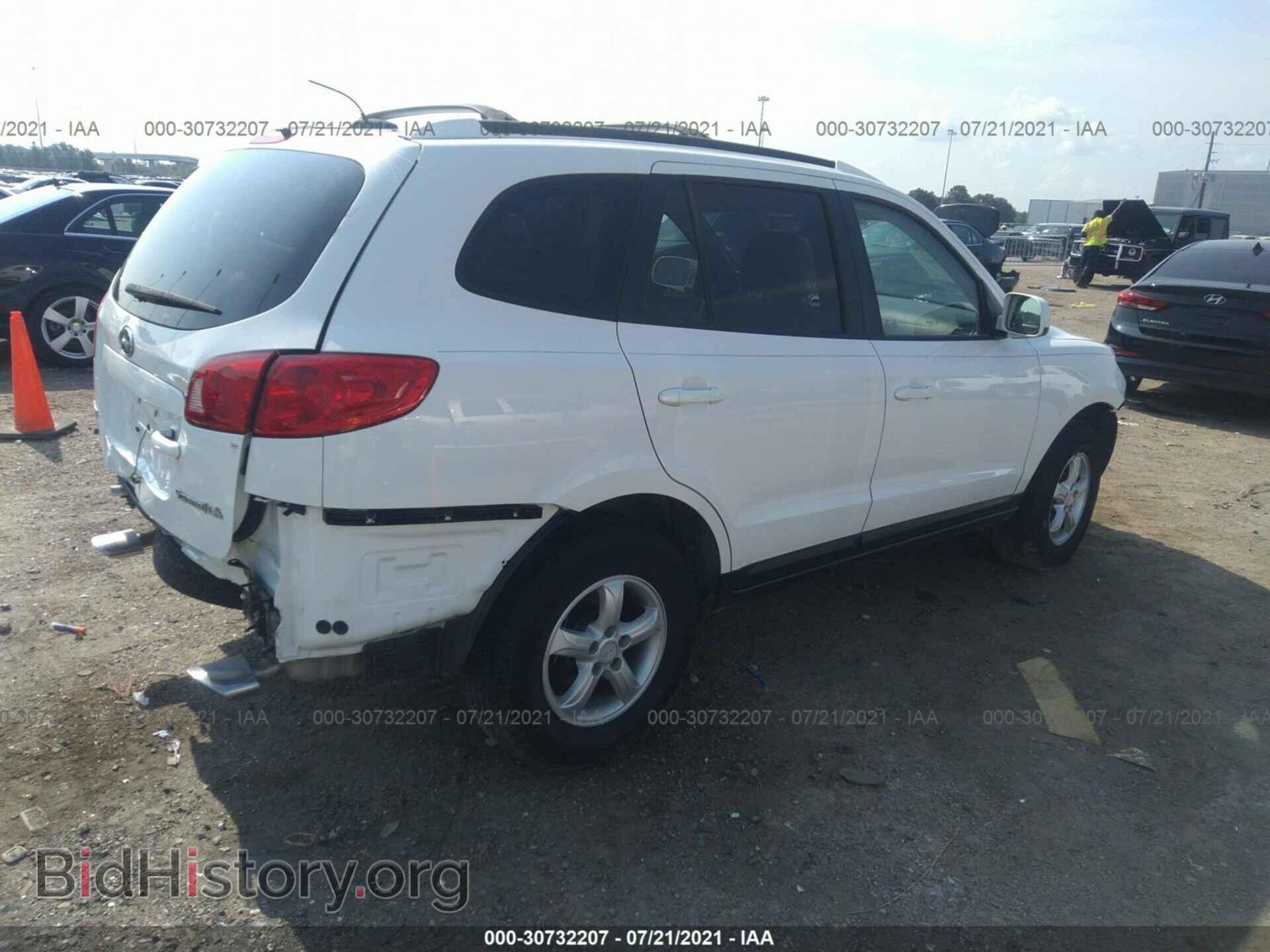 2007 HYUNDAI SANTA FE - VIN: 5NMSG13D67H092797 - Фото 4